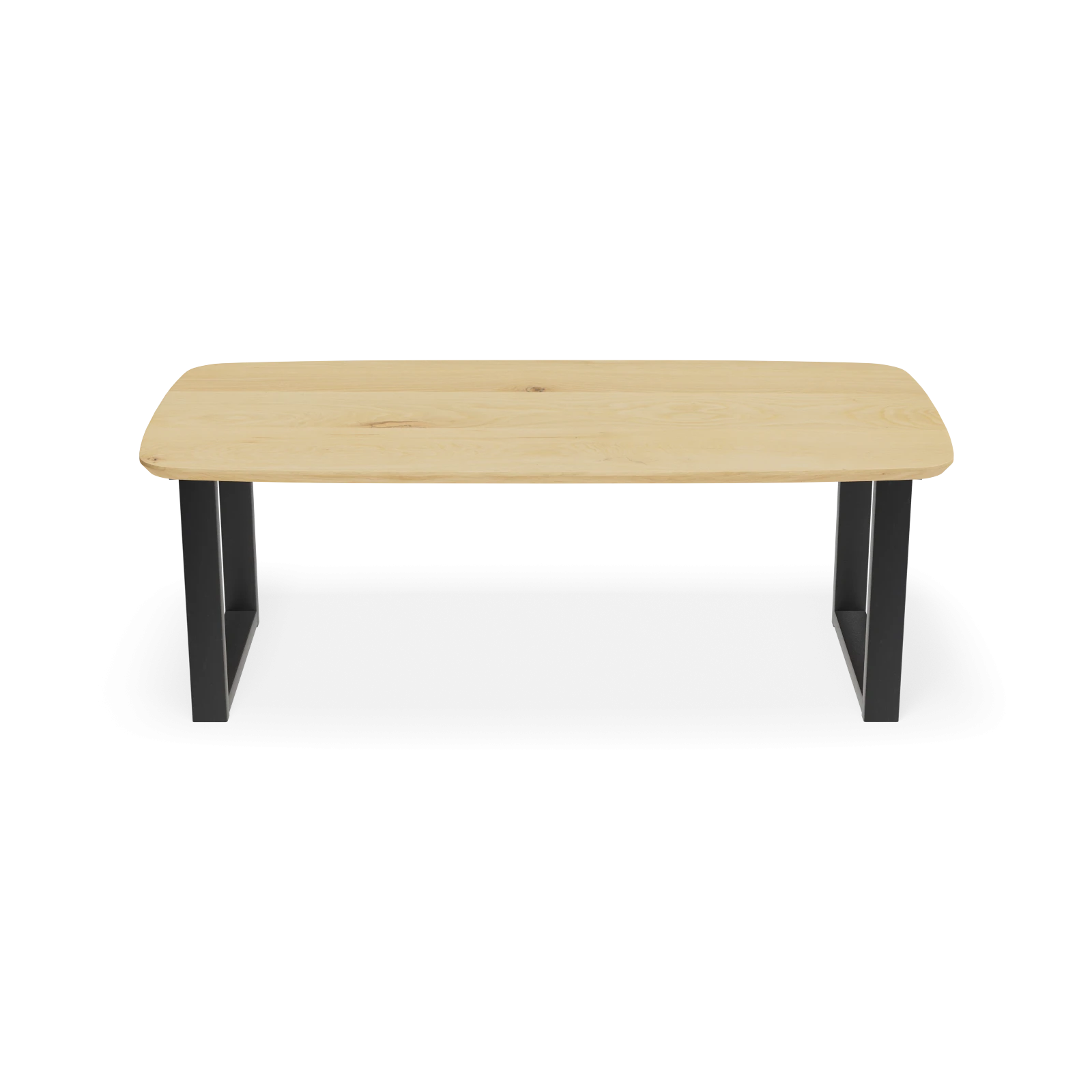 Eettafel U Poot(10x5cm) - Deens Ovaal Eiken Nature White (220x110cm)