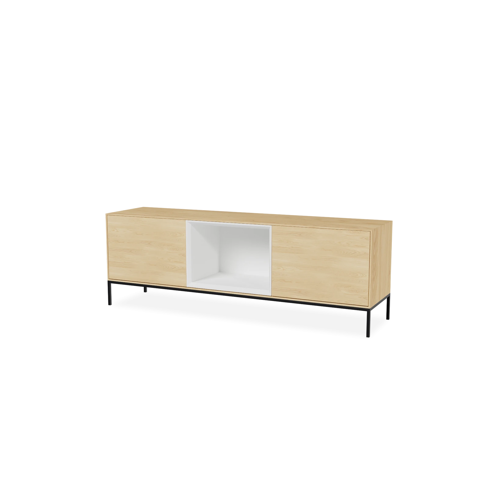 TV Meubel Nature White 160cm Poot