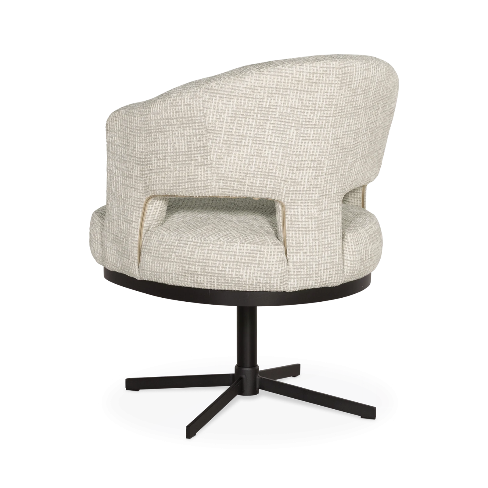 Armstoel (draaibaar) Milena - Coco Shell