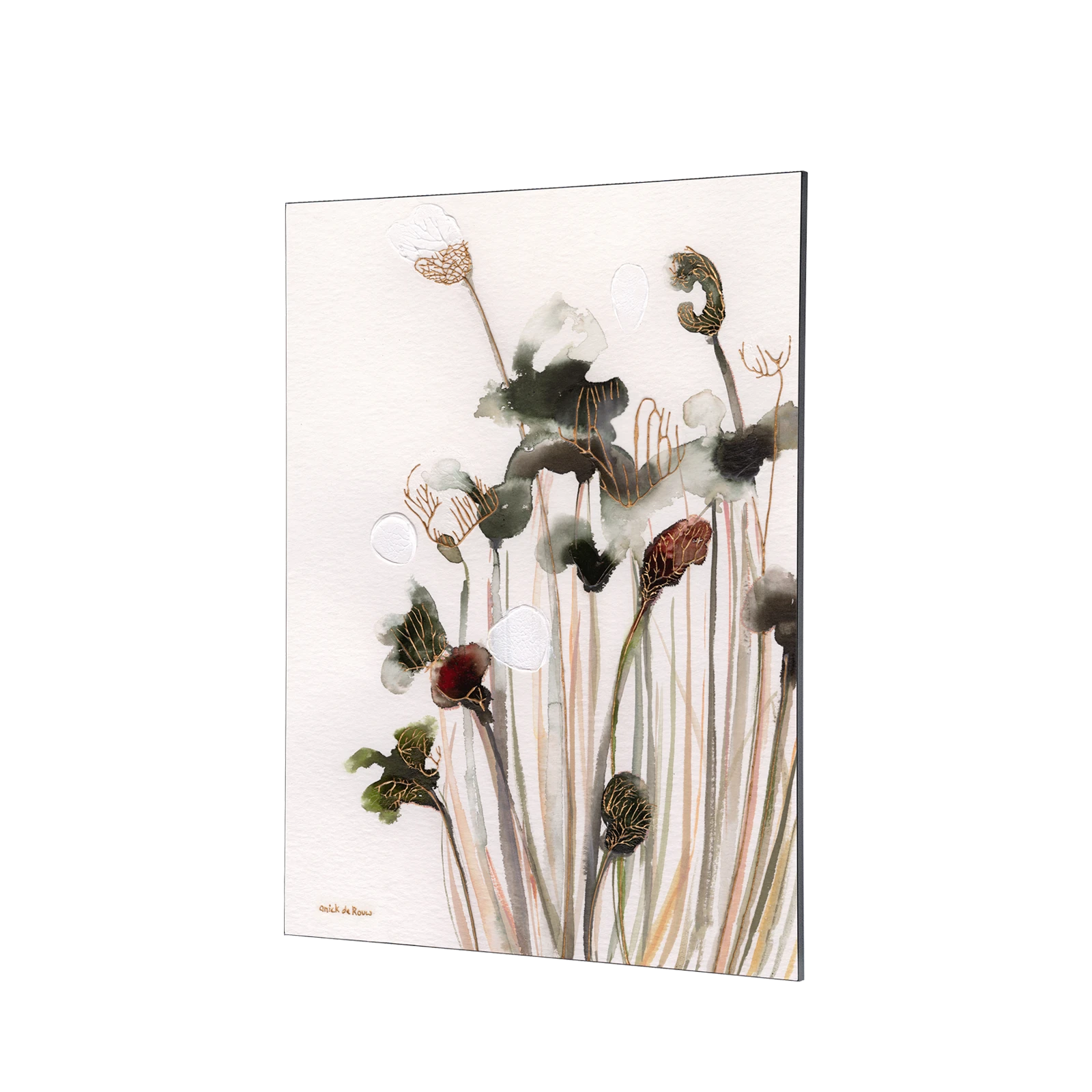 Wanddecoratie 110x80 Pastel Flowers 2 (small)