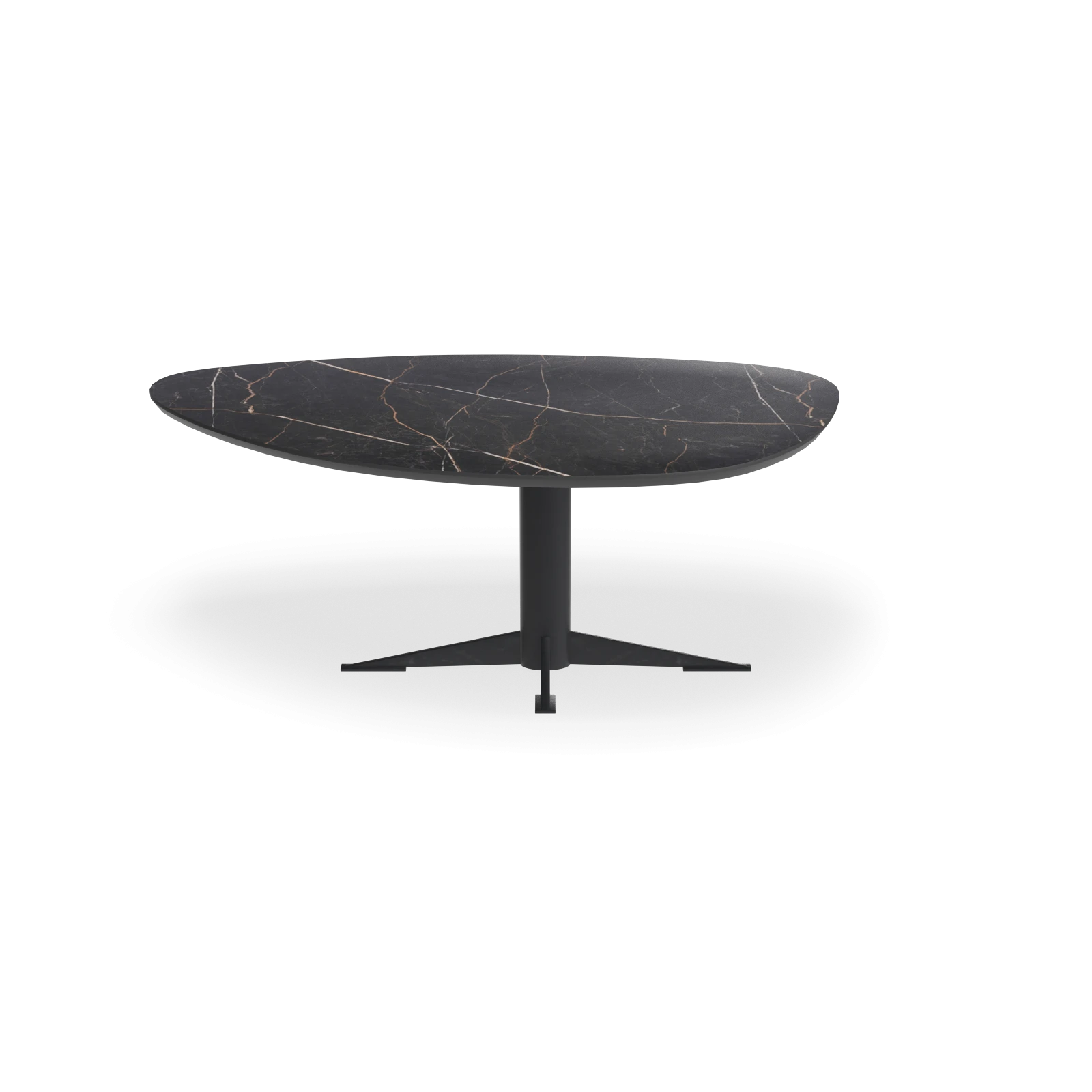 Eettafel Westfield - Kiezel HPL Marmerlook (200x120cm)