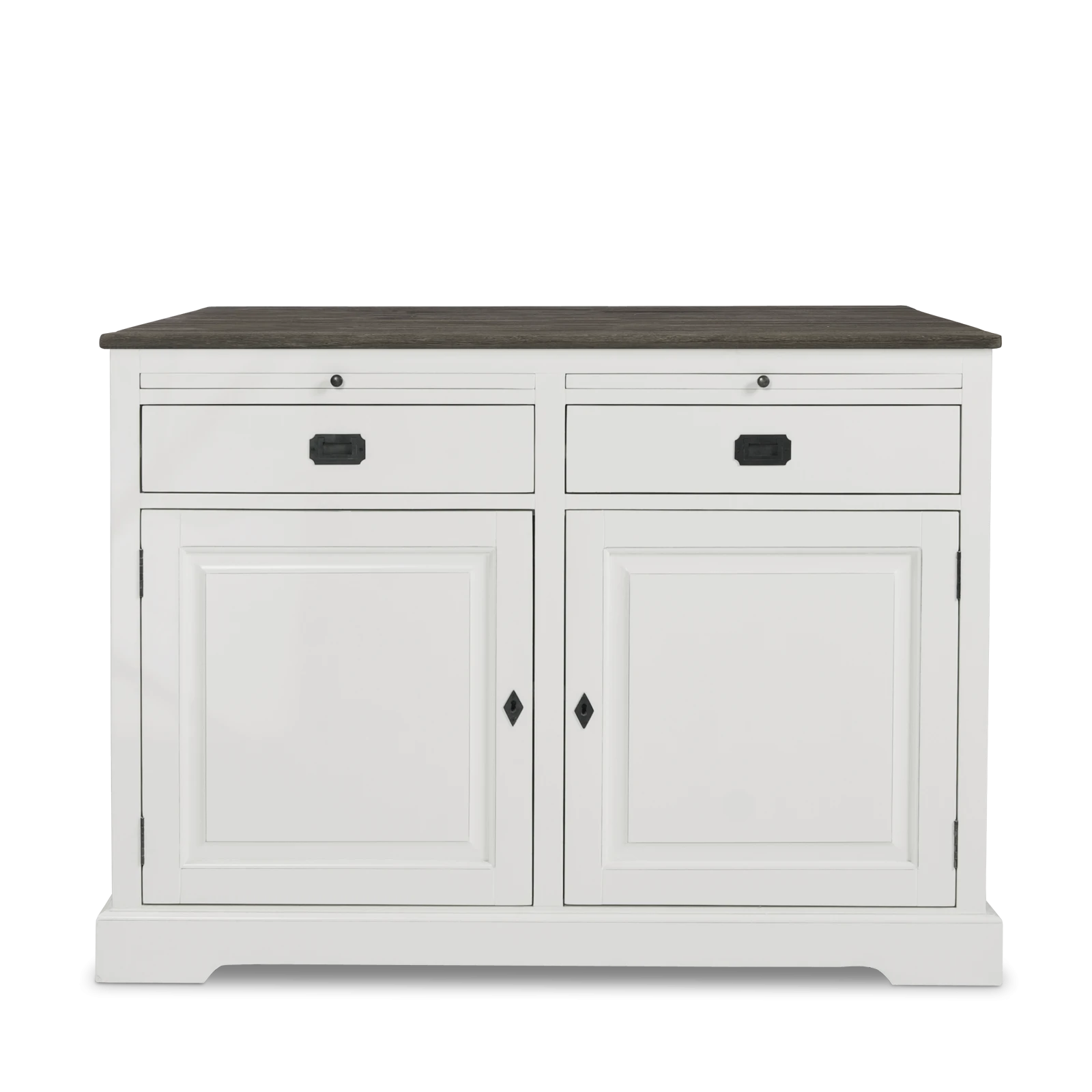 Dressoir (122cm) Lakewood - Clear/Mindi Donkerbruin