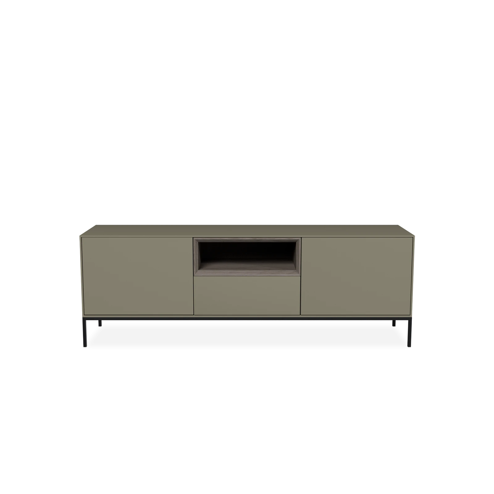 TV Meubel Moss Grey 160cm Poot