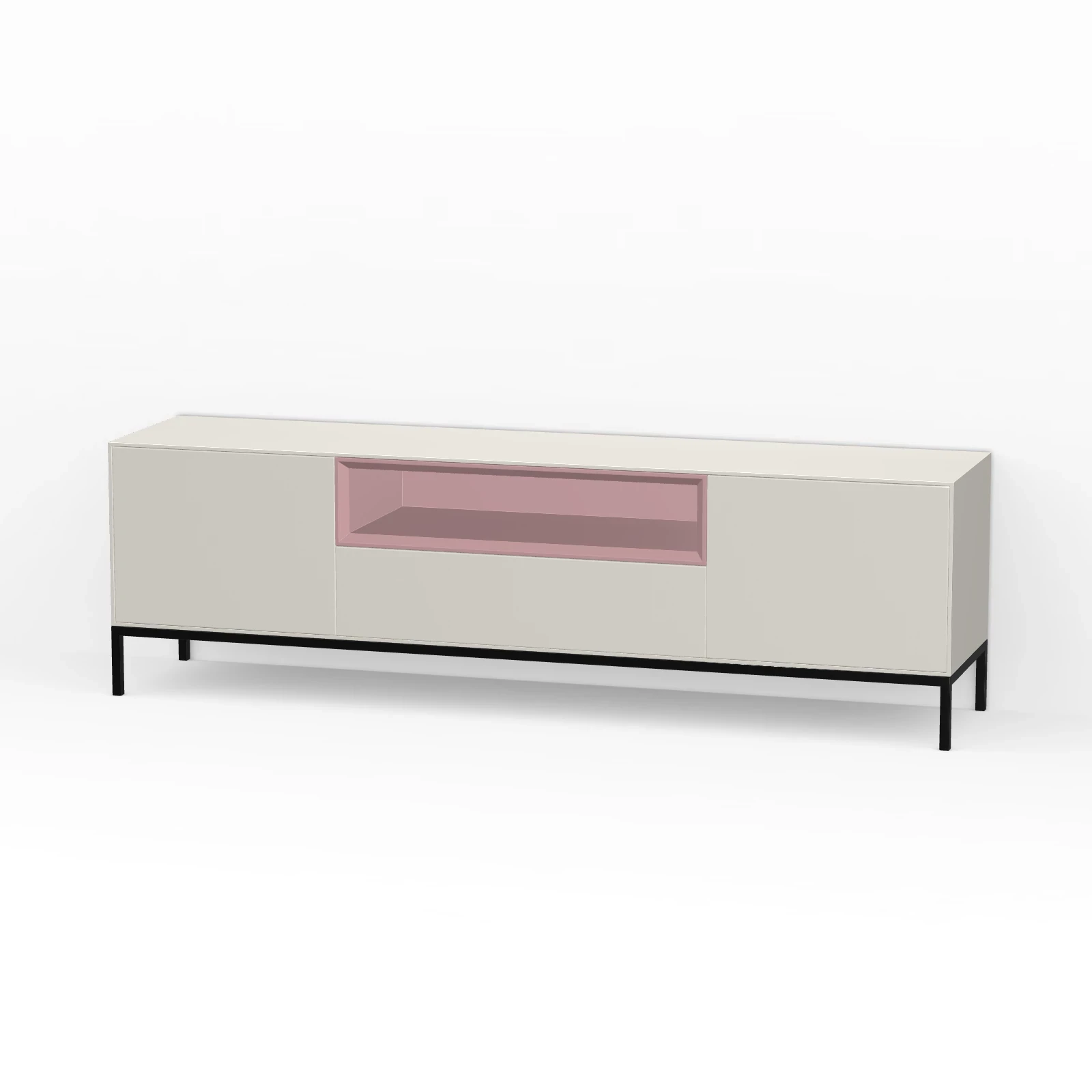 TV Meubel Pepper White 180cm Poot