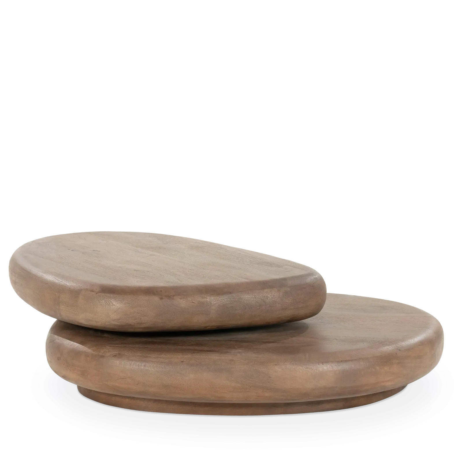 Salontafel Kabo - 100x80 cm - draaibaar - Mangohout Bruin