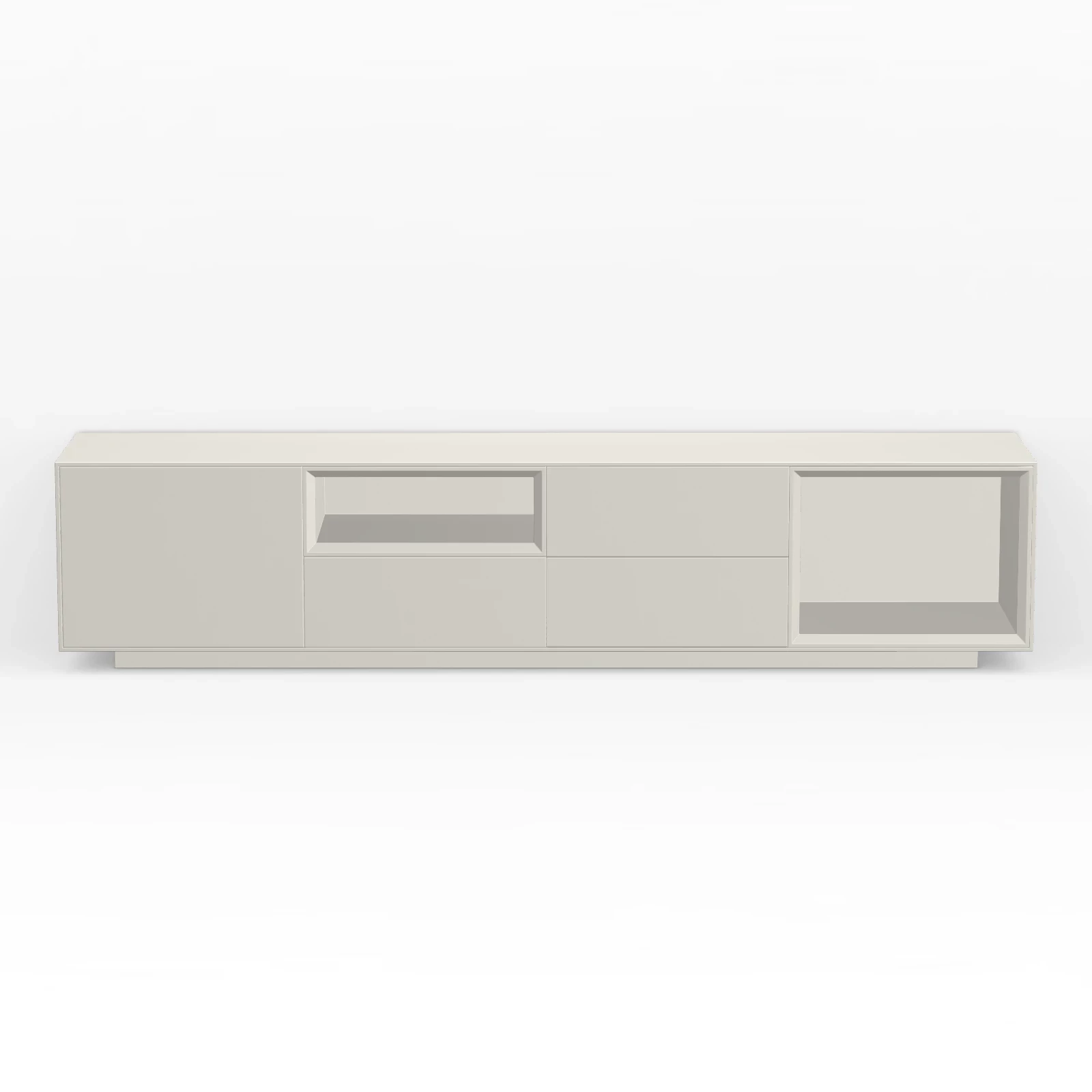 TV Meubel Pepper White 200cm Plint