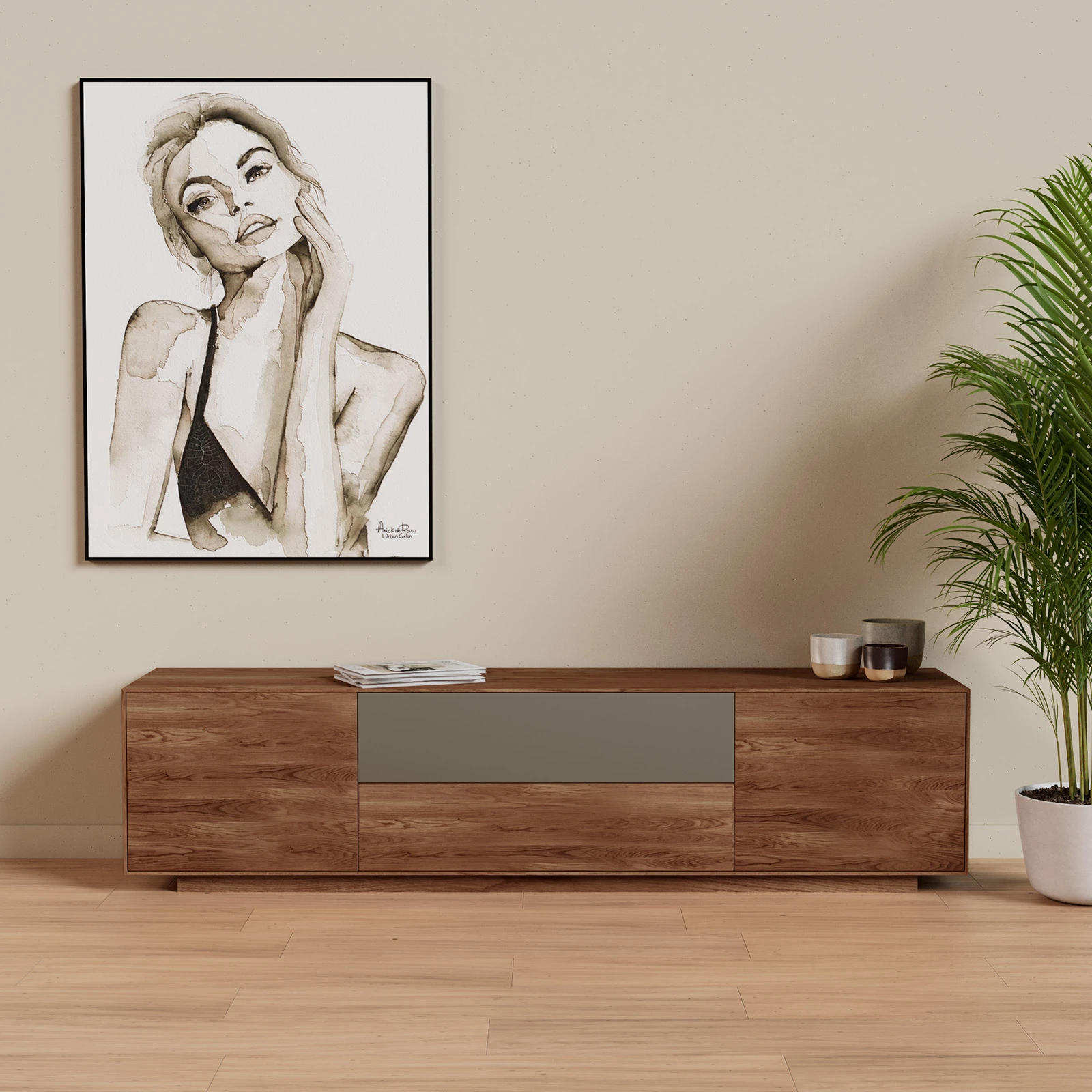 TV Meubel Verweerd 180cm Plint