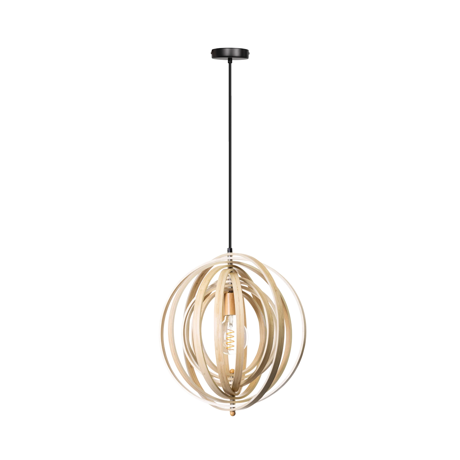 Hanglamp Woody (43,5cm) naturel