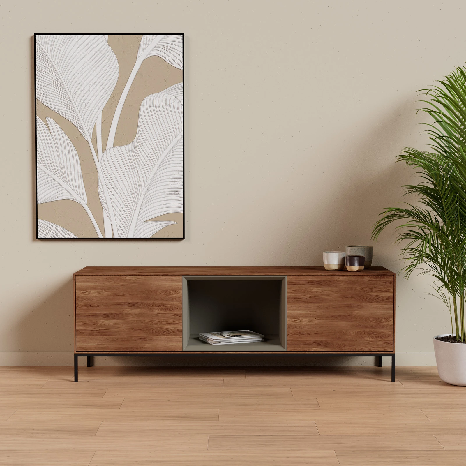 TV Meubel Verweerd 160cm Poot