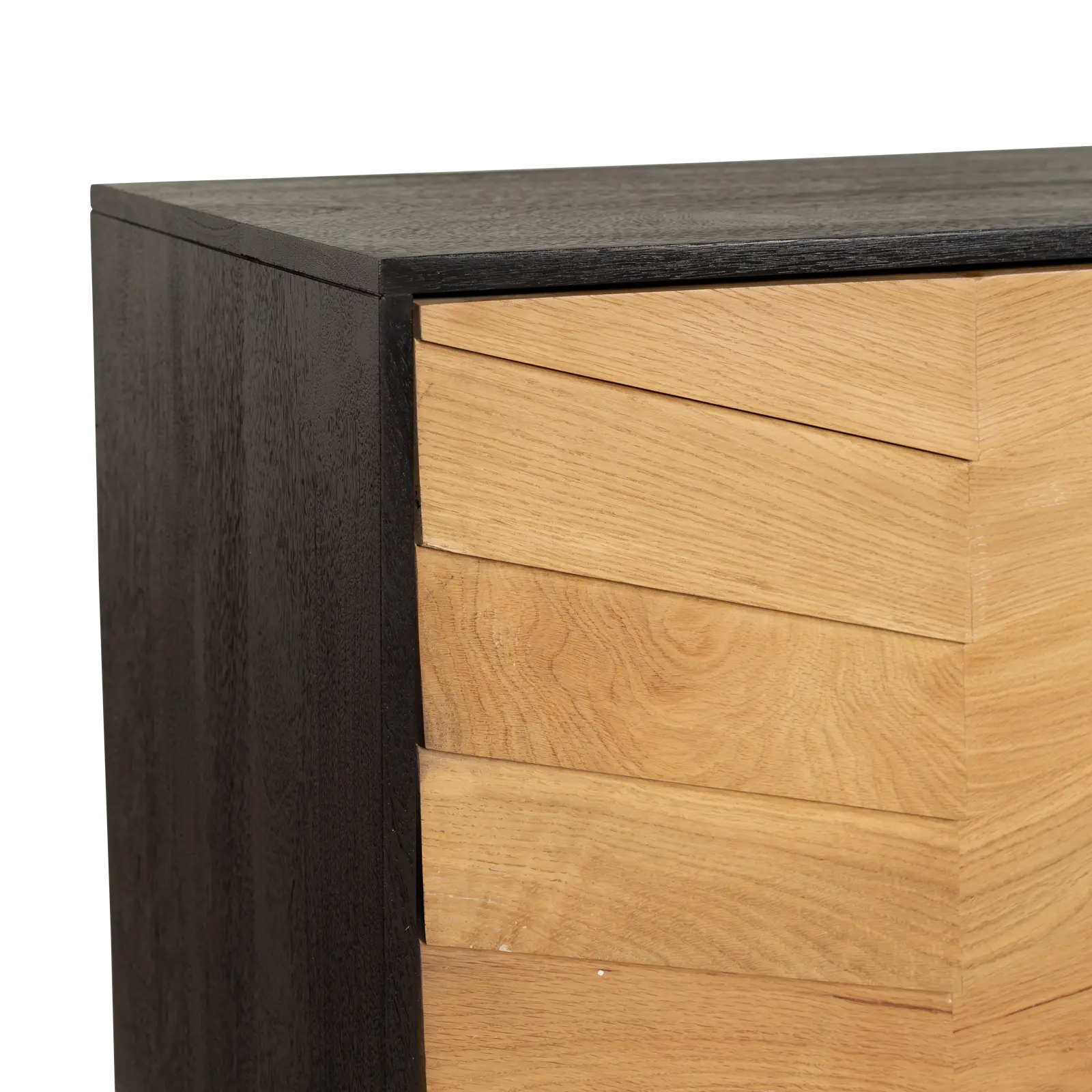 TV meubel Verona - 220 cm - 3 deuren, 3 laden - combinatie Eiken/Mango - sale