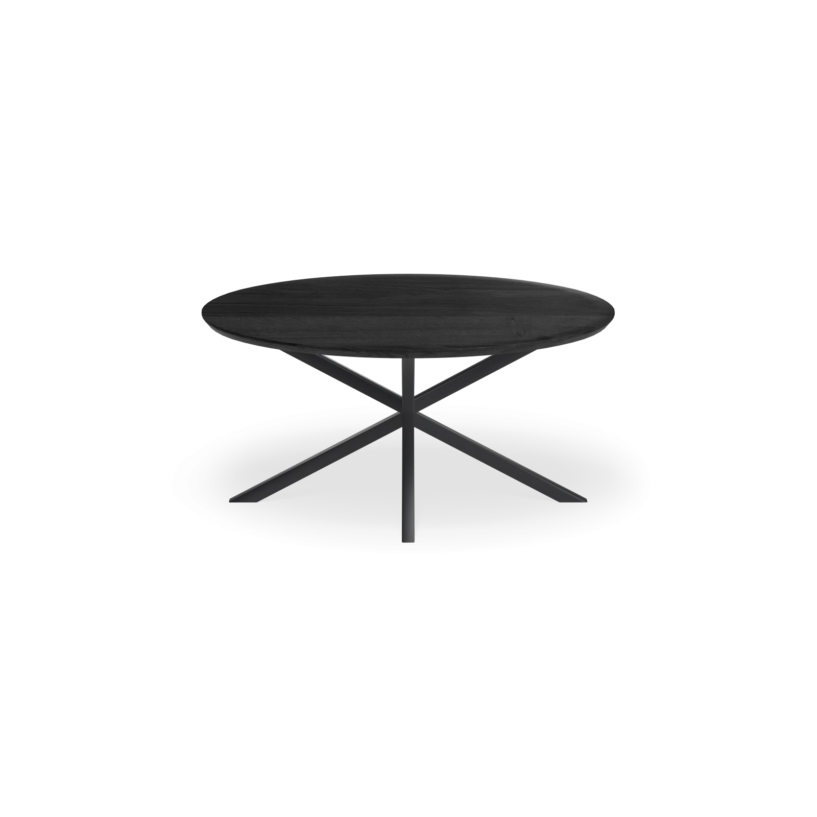 Eettafel North - Ovaal Eiken Black Sky (155x100cm)