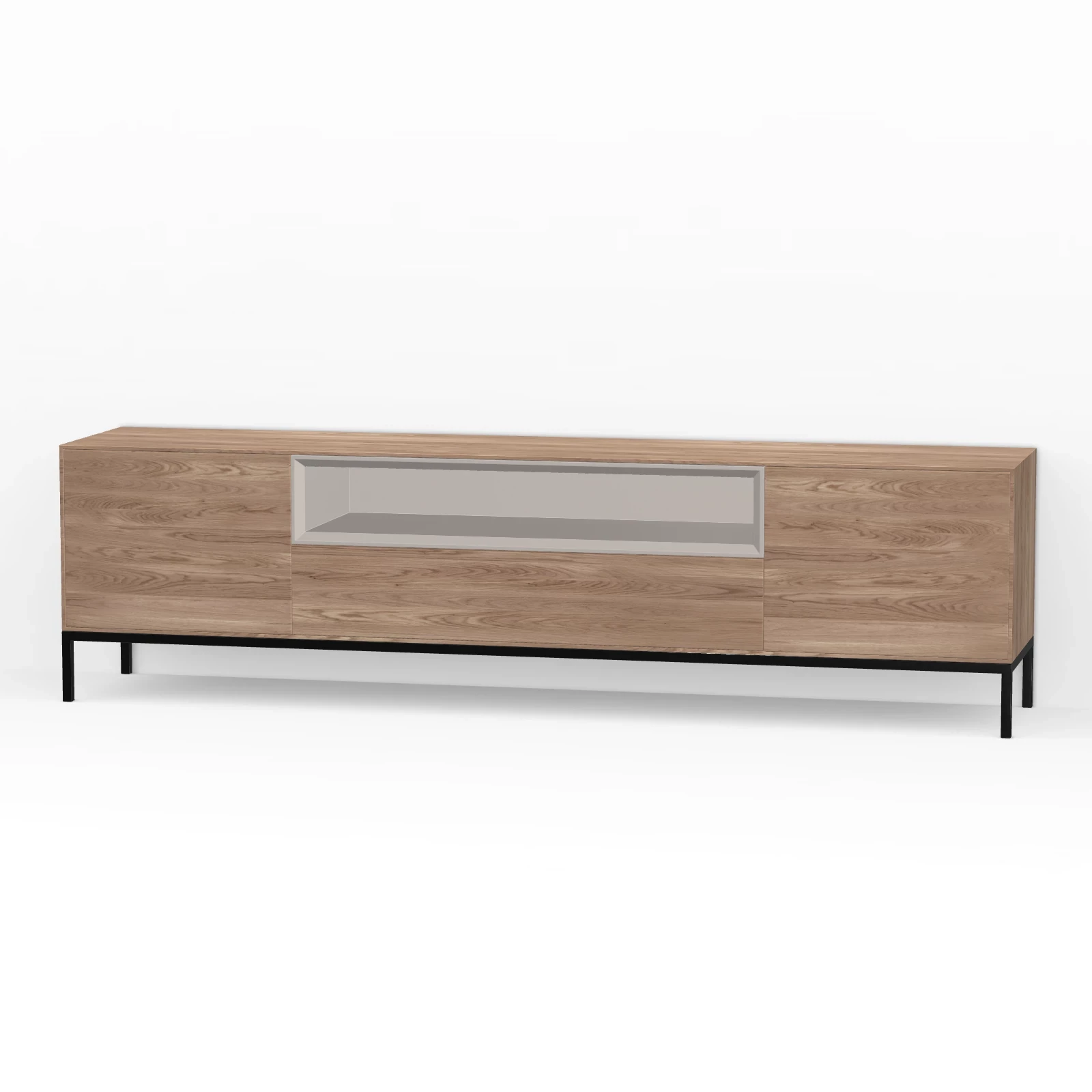 TV Meubel Kiezel 200cm Poot