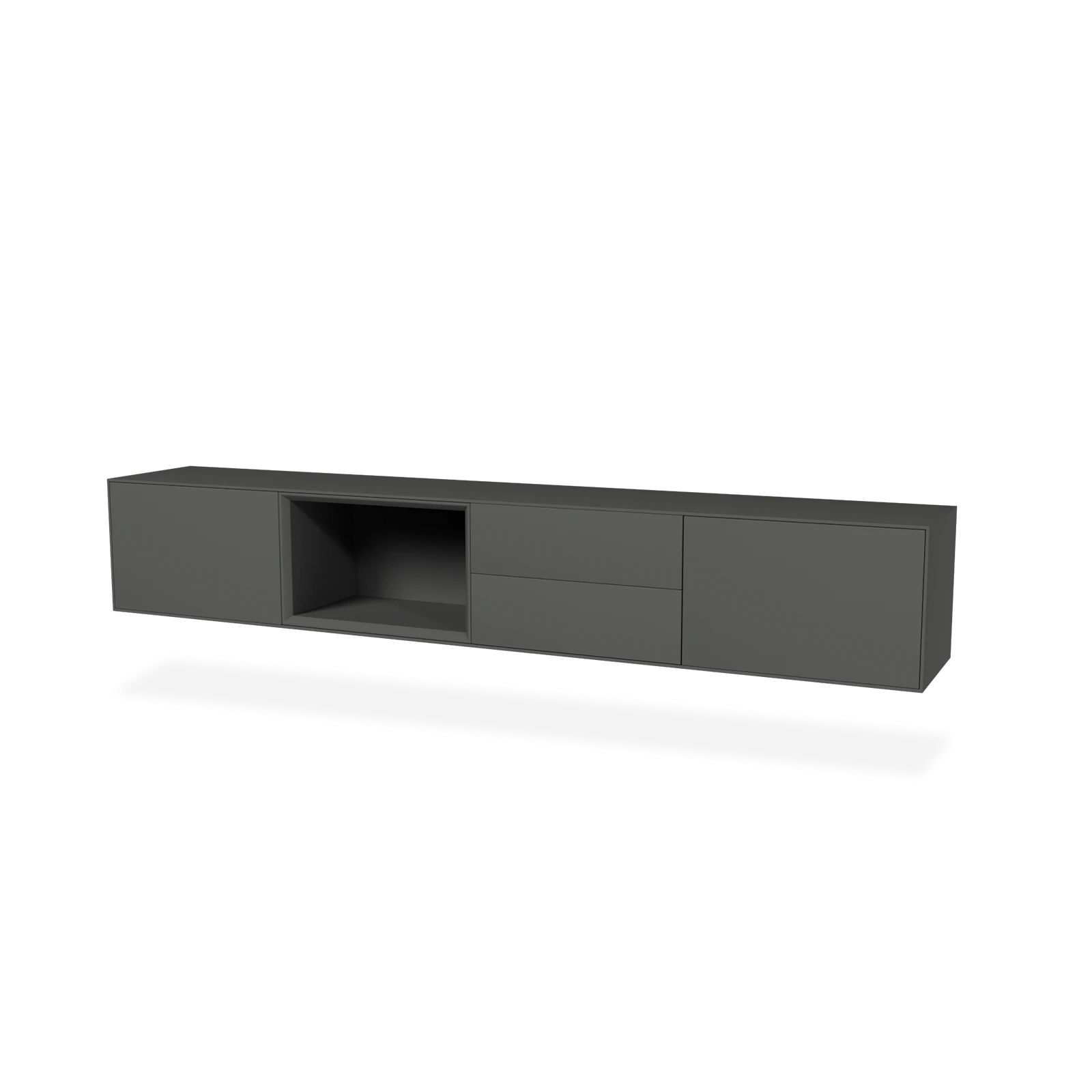 TV Meubel Traffic Grey 240cm Zwevend