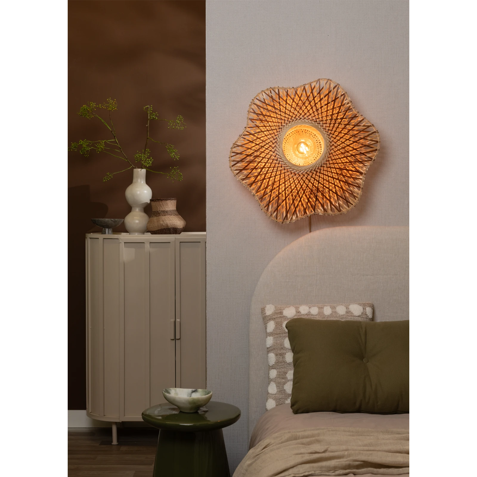 Wandlamp Madura (60cm) Naturel