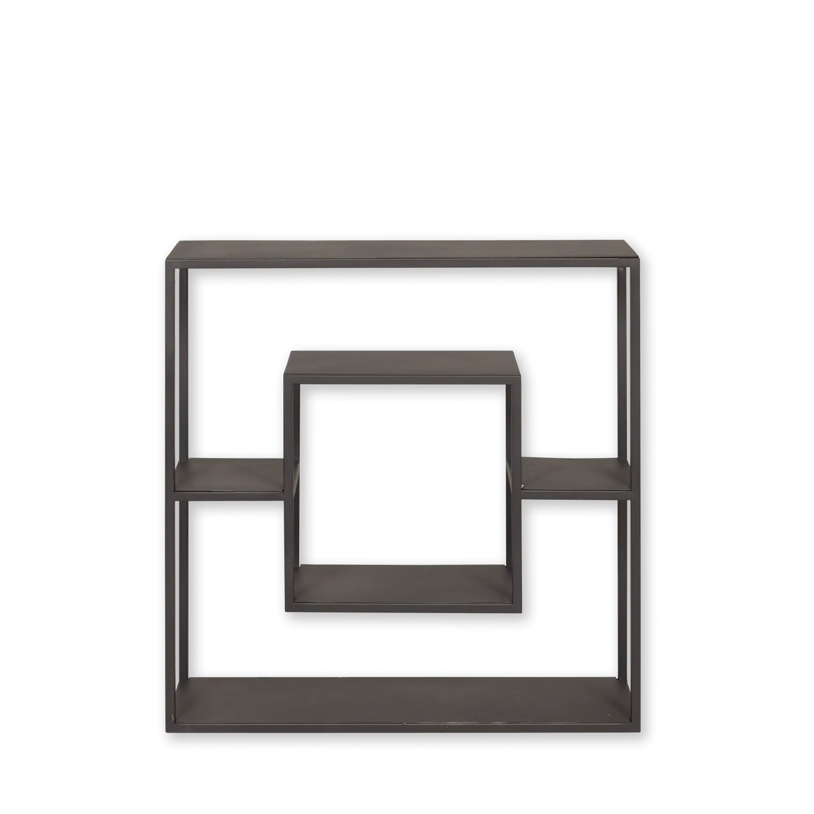 Wandrek Shea - 80x80 cm - metaal Zwart