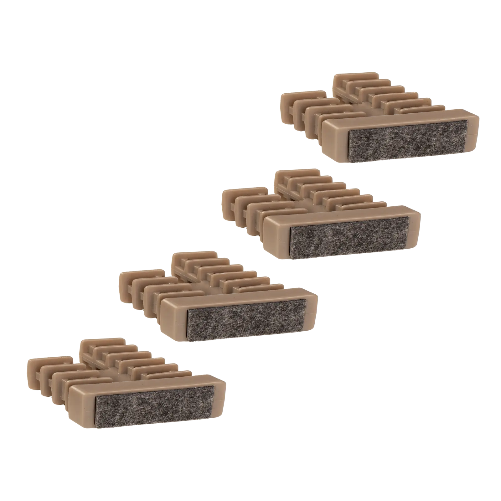 Dop (set van 4) Poot A/B - Alfa/Bravo - Taupe