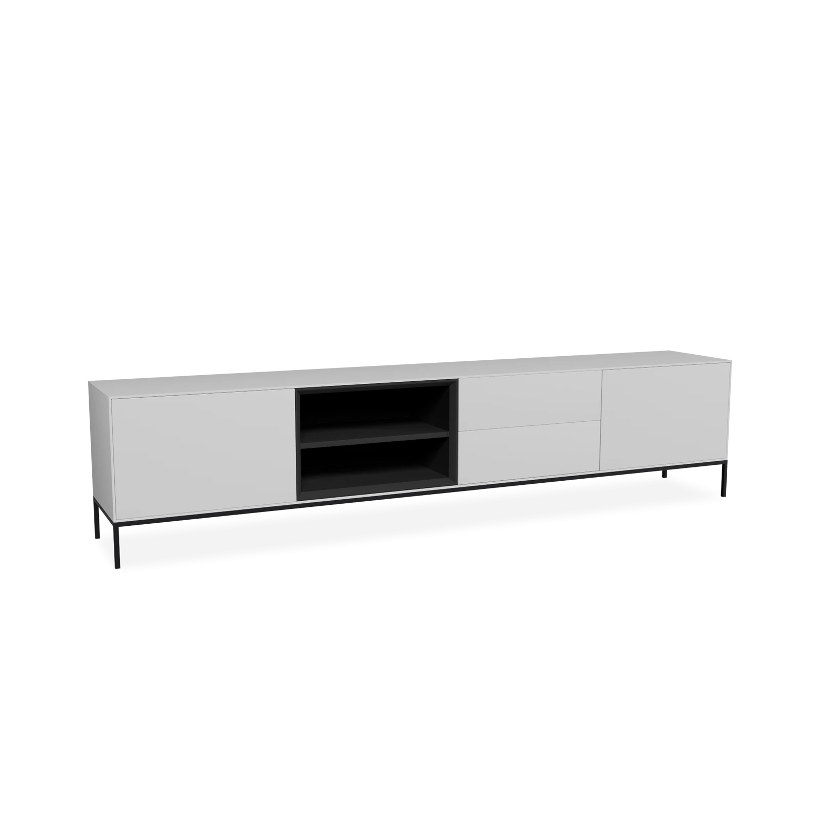 TV Meubel Tele Grey 240cm Poot
