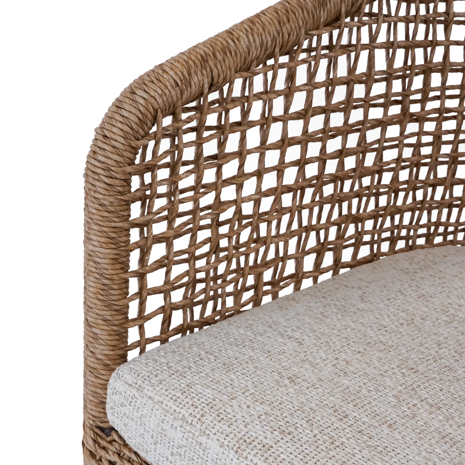 Armstoel Solaine - geschikt voor indoor & outdoor - Naturel - sale - OP=OP