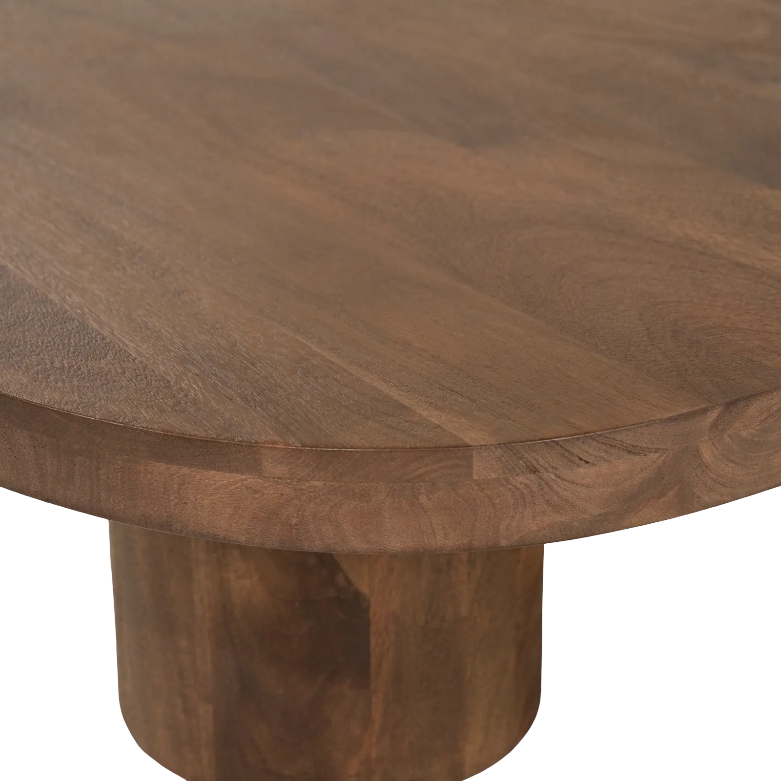 Salontafel Charlie - organisch 130x100 cm - Mangohout Lichtbruin
