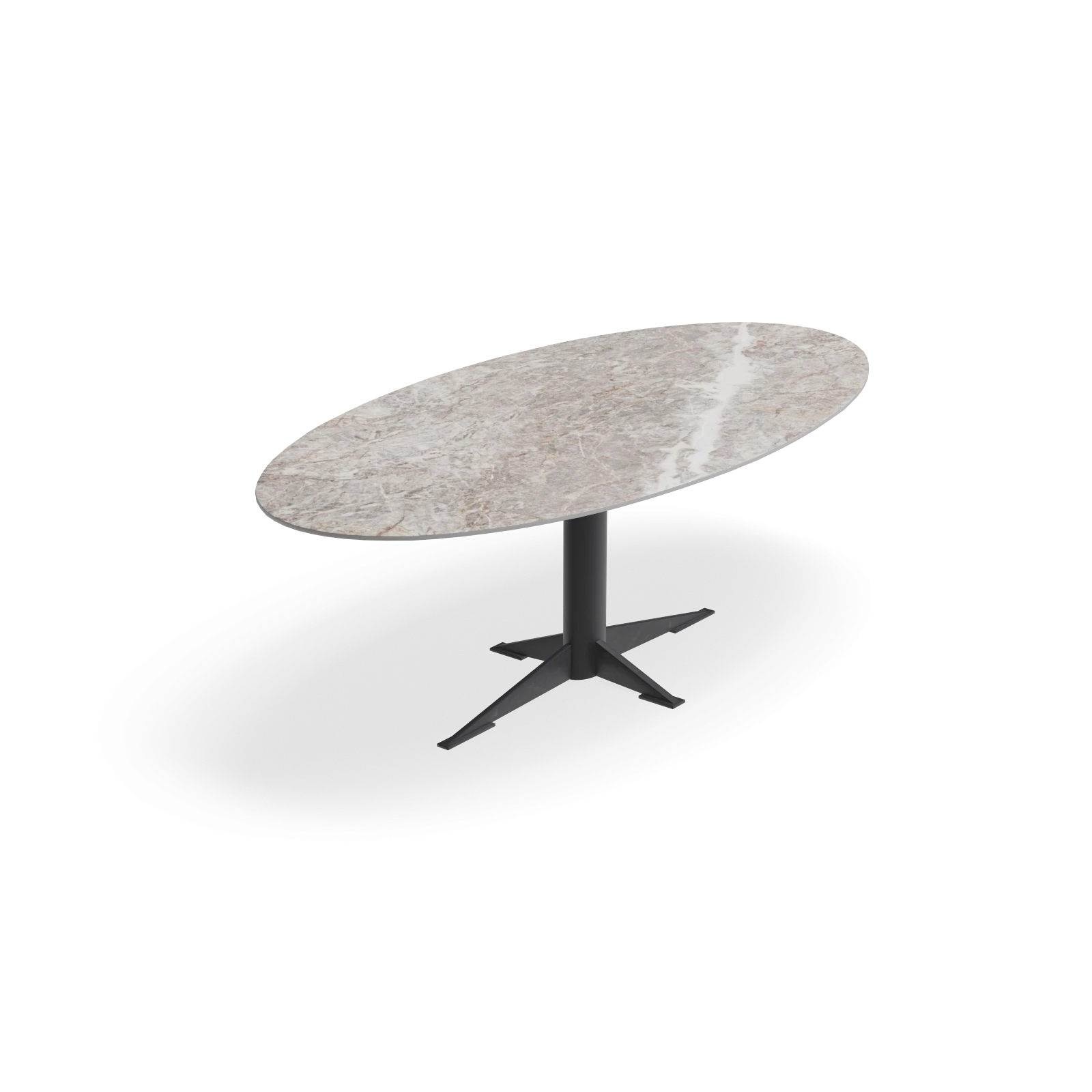 Eettafel Westfield - Ovaal Keramiek Fior Di Pesco (220x110cm)