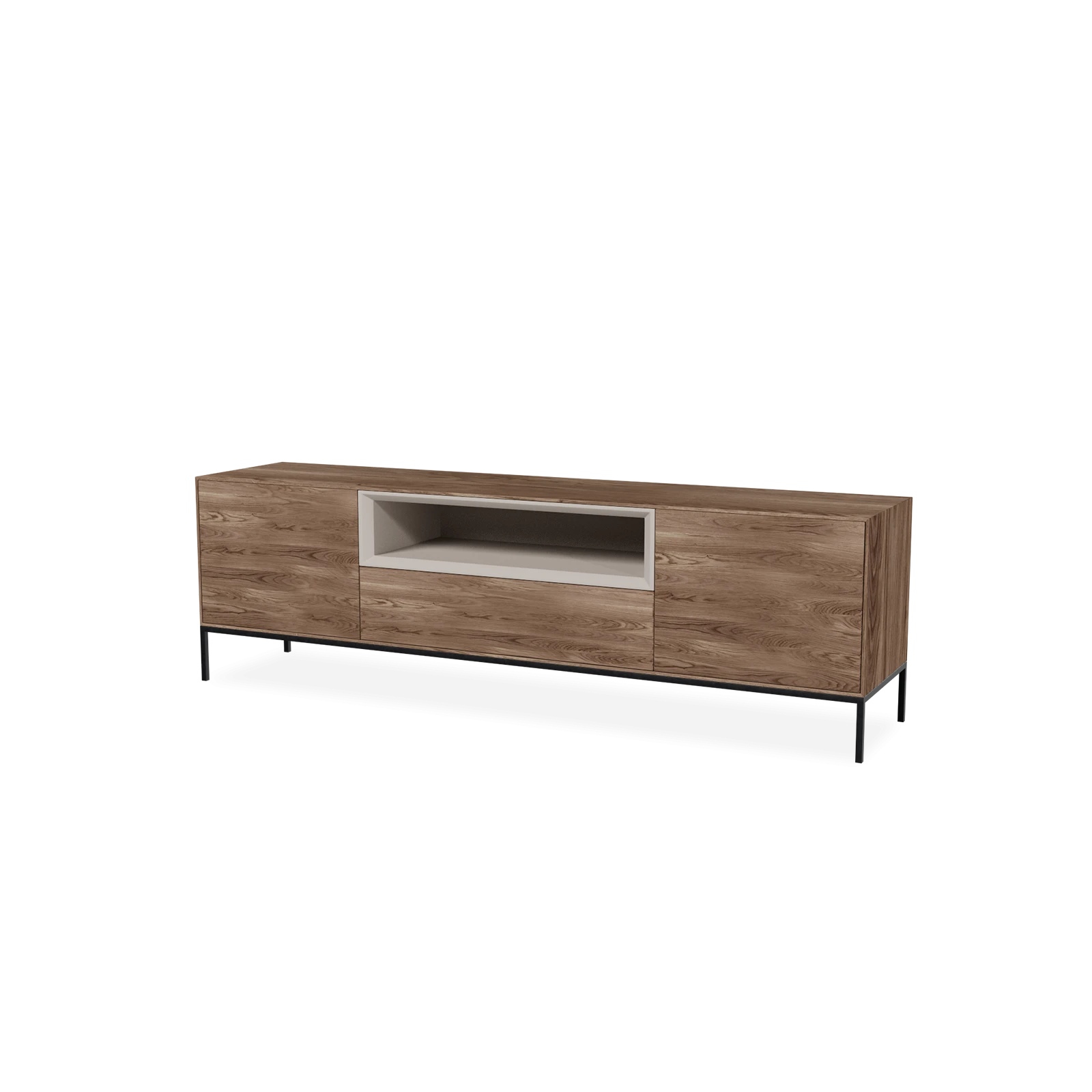TV Meubel Kiezel 180cm Poot