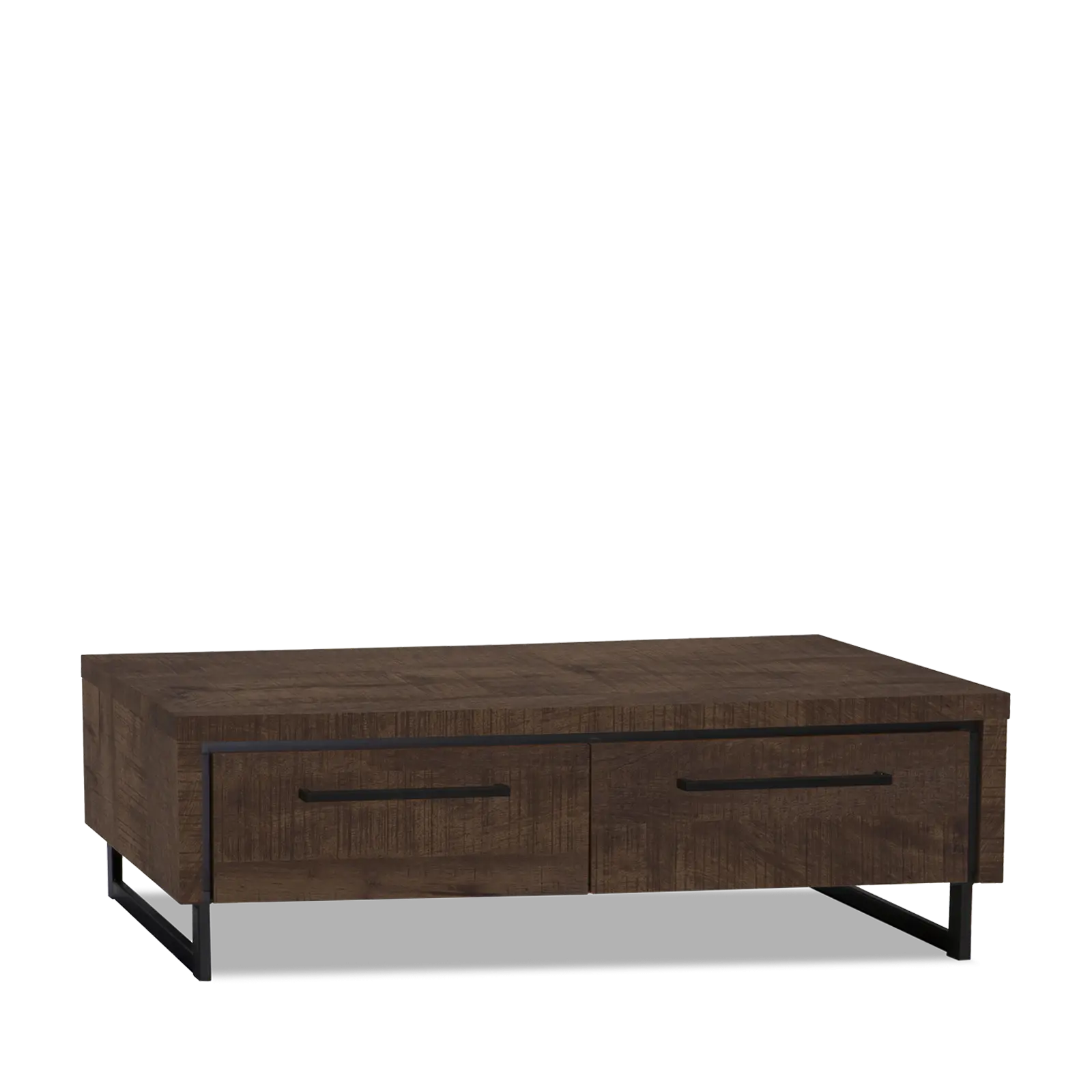Salontafel Sheridan - 135x67 cm - Lamulux Dark Mango - 2 laden
