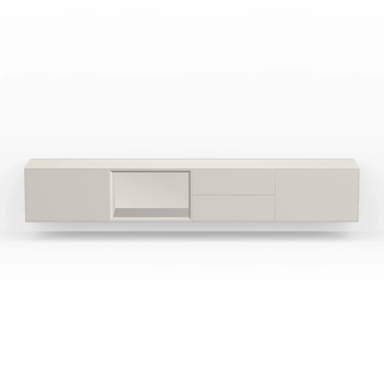 TV Meubel Pepper White 240cm Zwevend