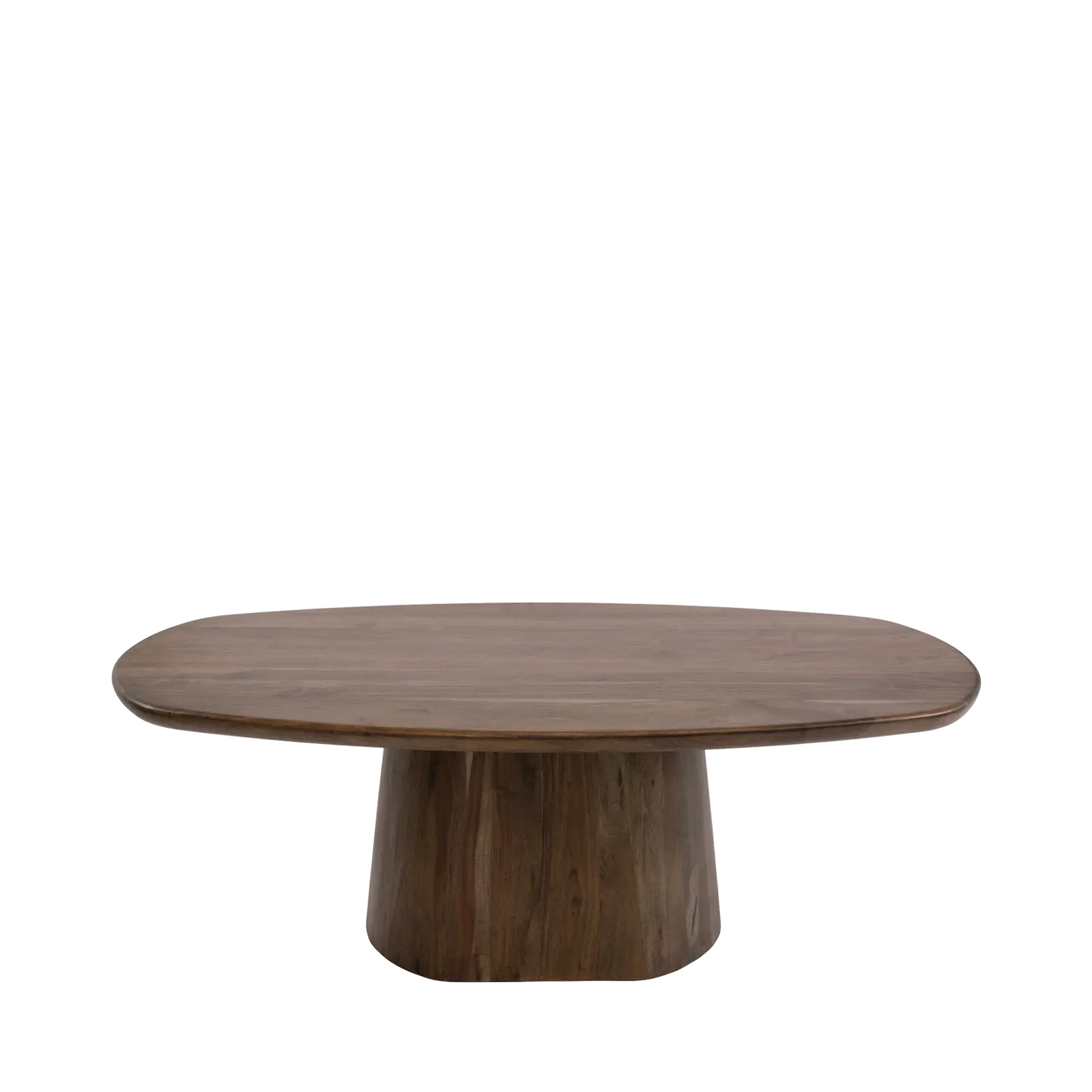 Salontafel Central - deens ovaal - 135x70cm - Acacia bruin