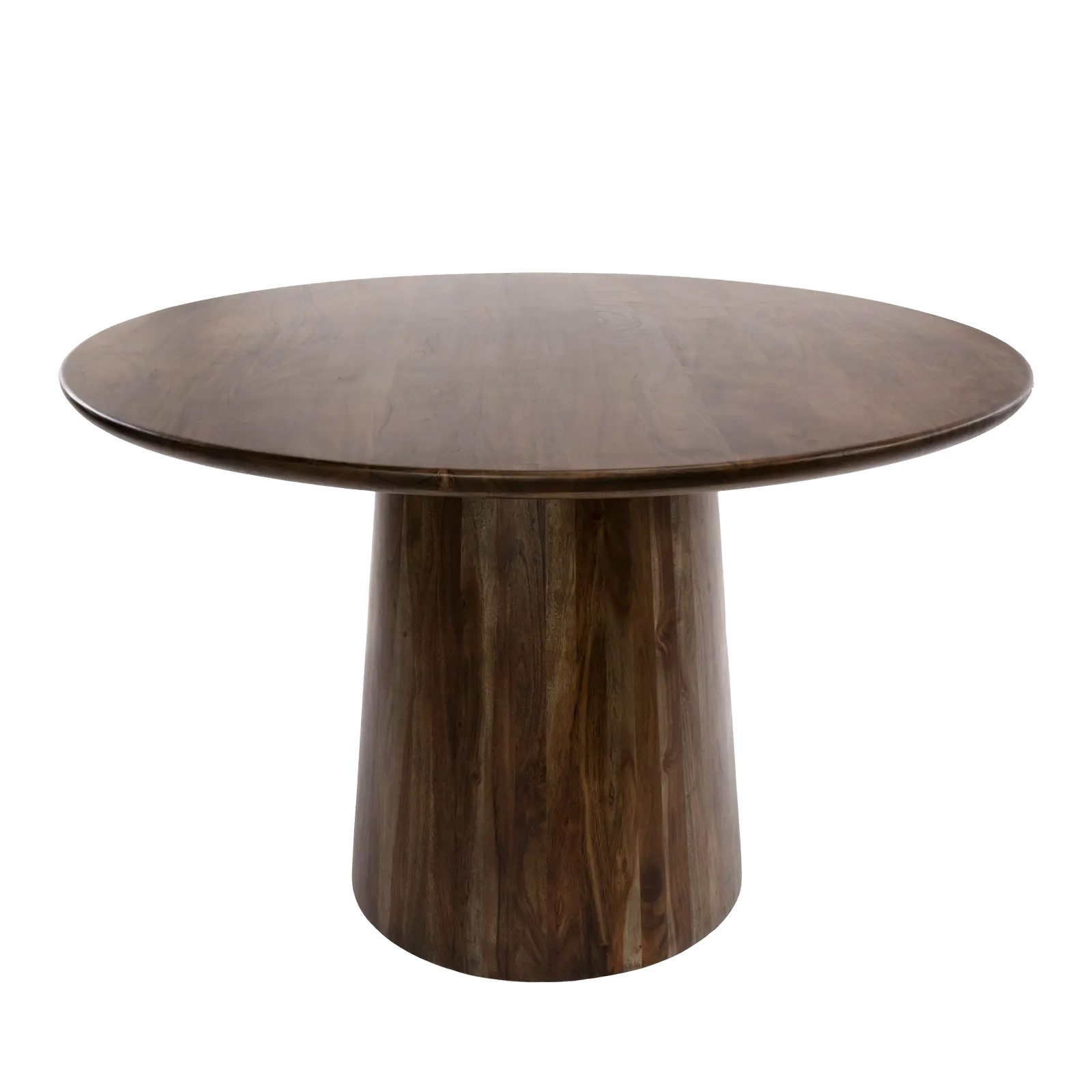 Eettafel Central - rond - Ø130cm - Acacia bruin