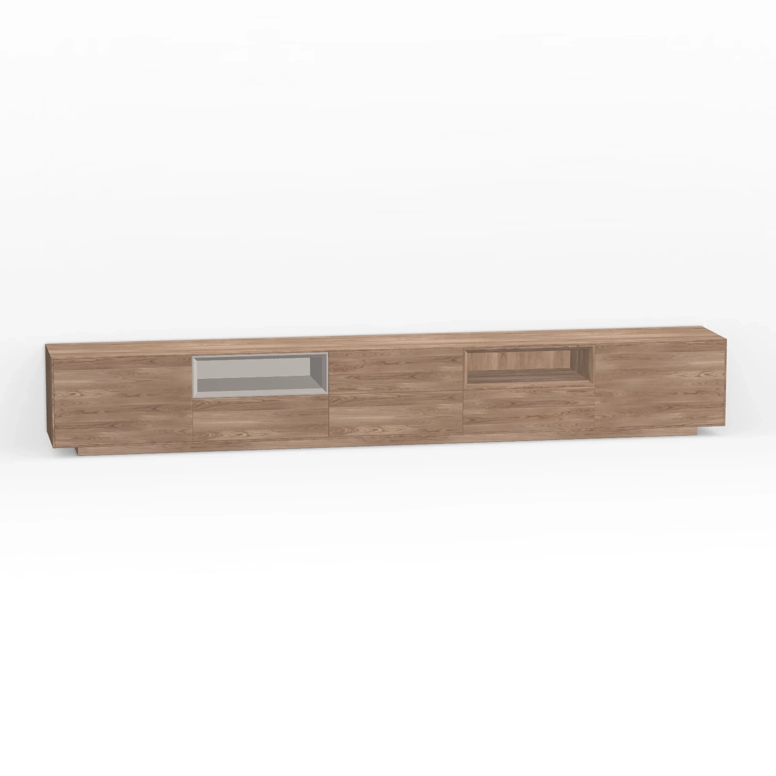 TV Meubel Kiezel 300cm Plint