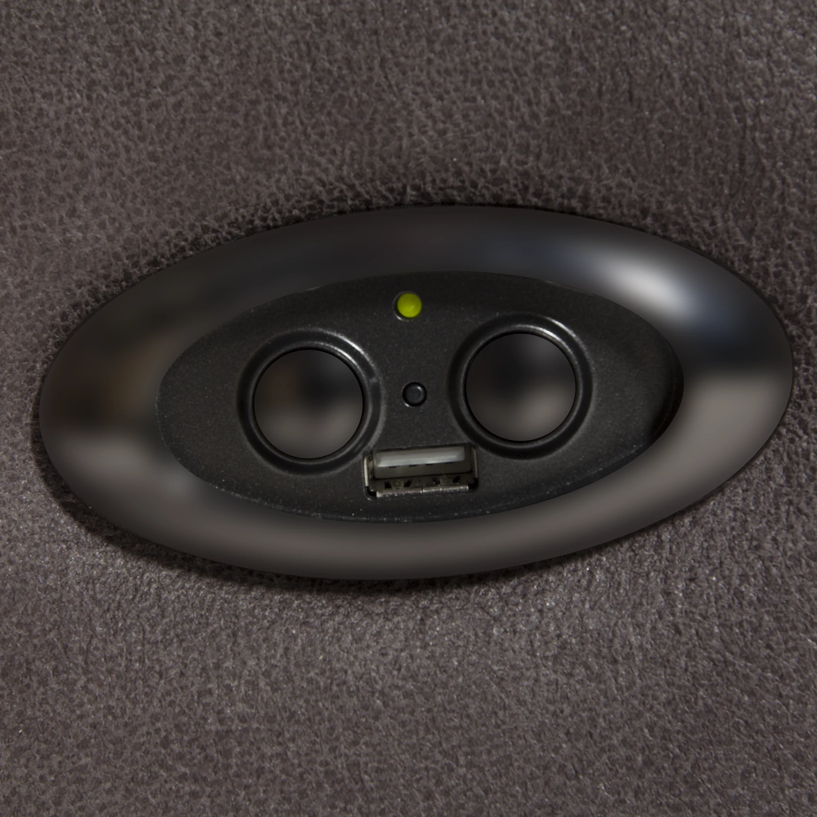 2,5 zitsbank (eendelig - 2 relaxfuncties met USB) Lucius Select - Billy Joe Grey