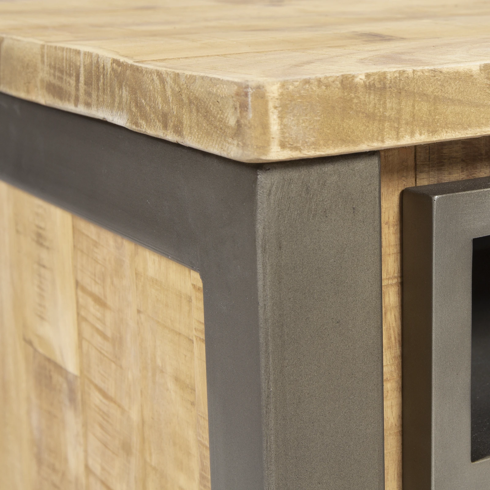 Salontafel Steelwood - Seasoned Brown