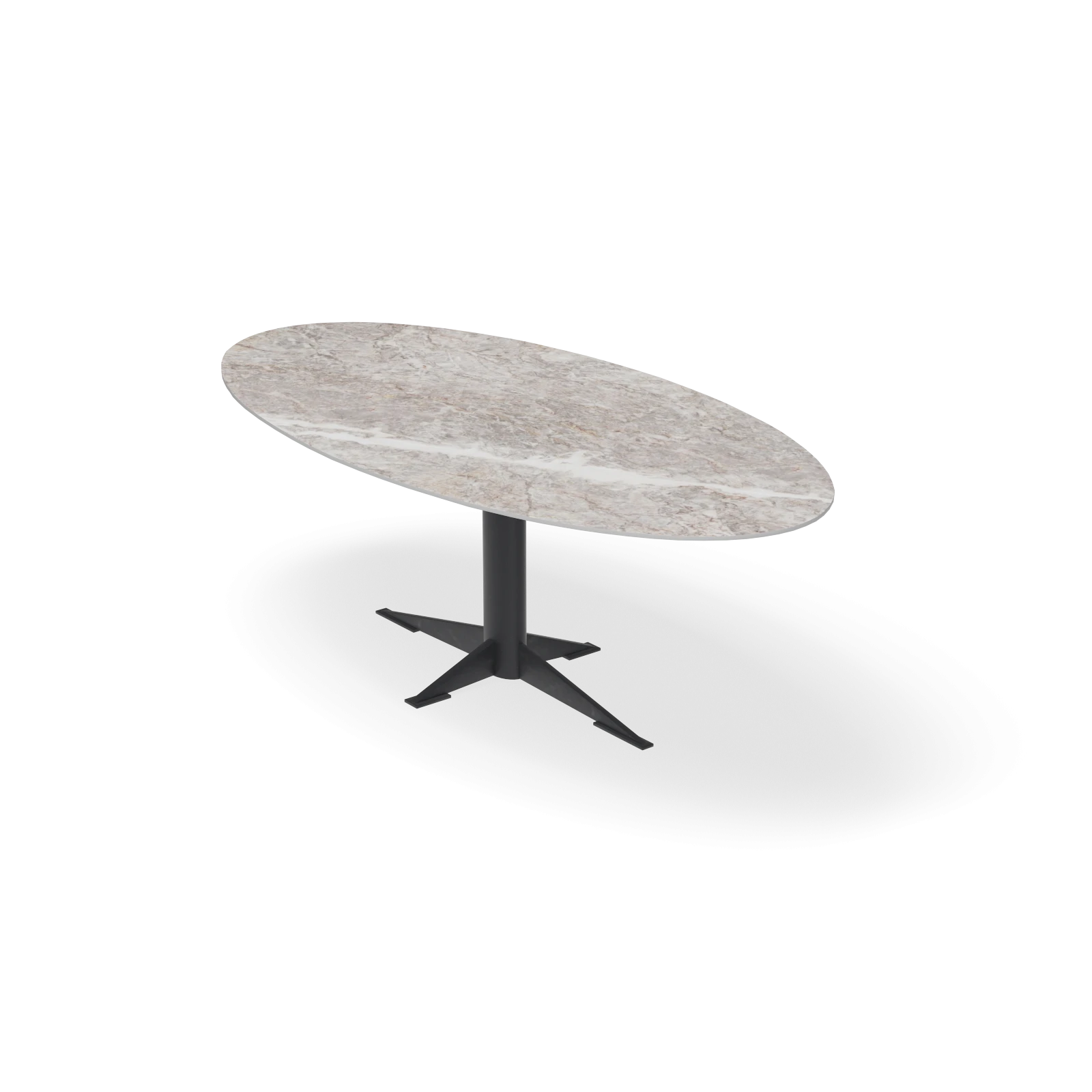 Eettafel Westfield - Ovaal Keramiek Fior Di Pesco (220x110cm)