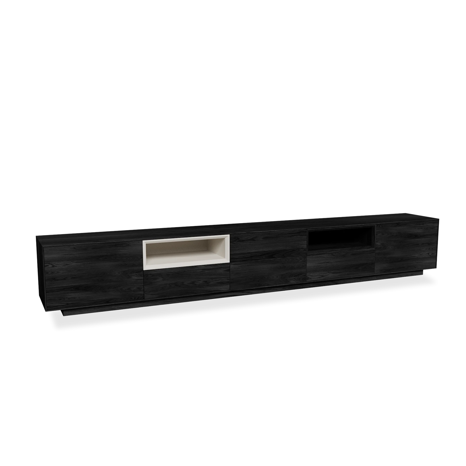 TV Meubel Black Sky 300cm Plint