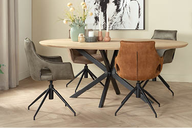 Eetkamerstoelen met armleuning