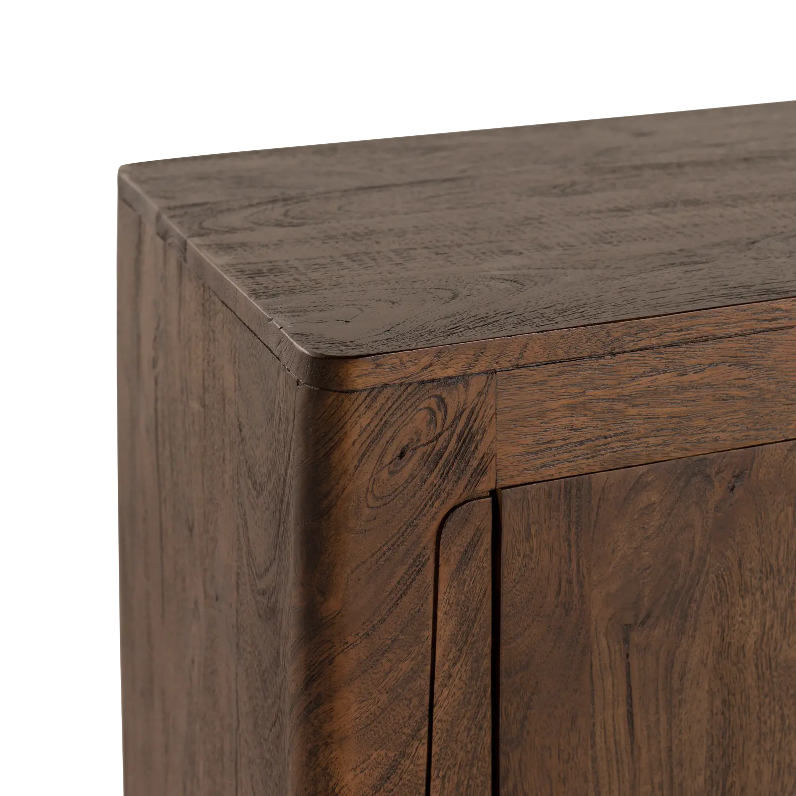 Dressoir Latara - 200 cm - Mangohout Cacao Bruin - 4 deuren