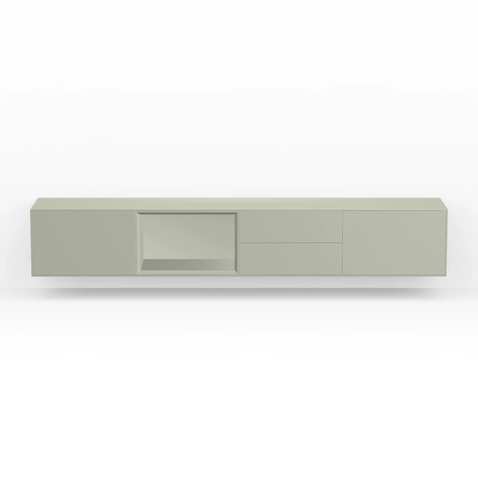 TV Meubel Nile Green 240cm Zwevend