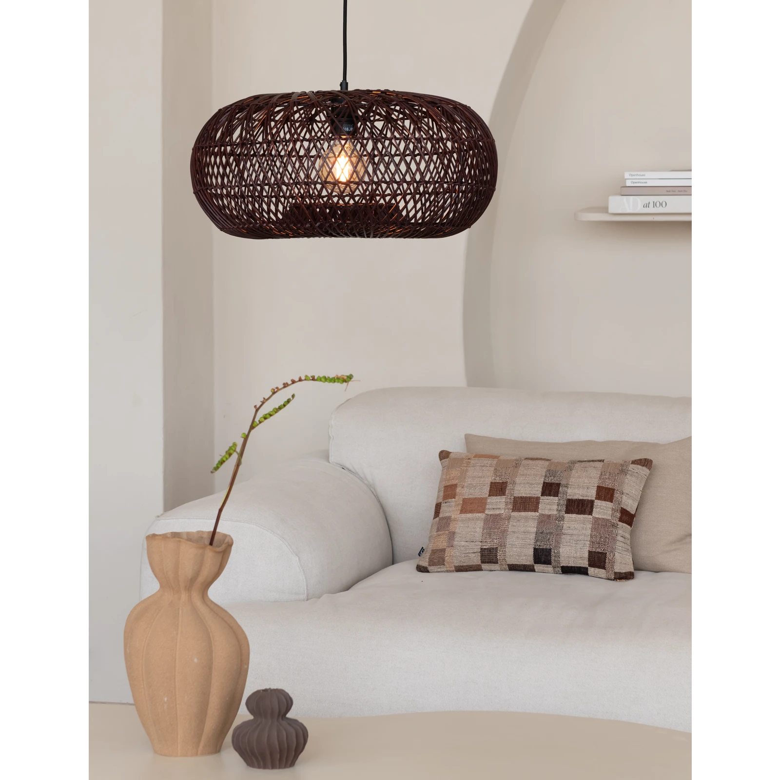 Hanglamp Arizona (50cm) Rood