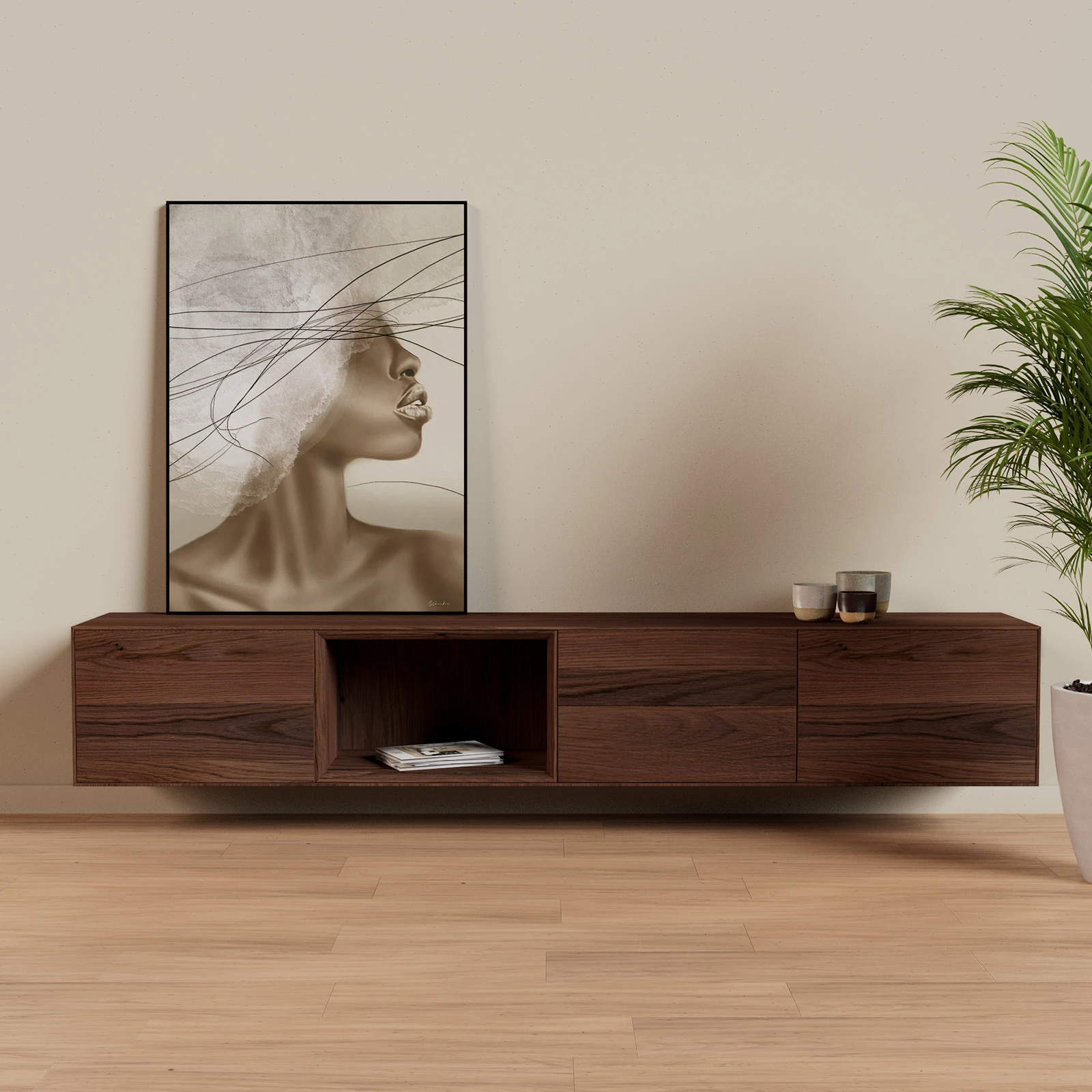 TV Meubel Lava 240cm Zwevend