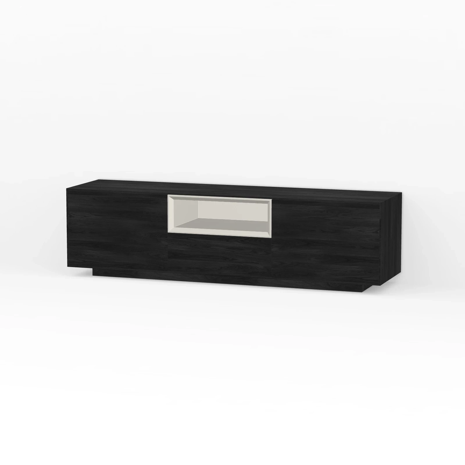 TV Meubel Black Sky 160cm Plint