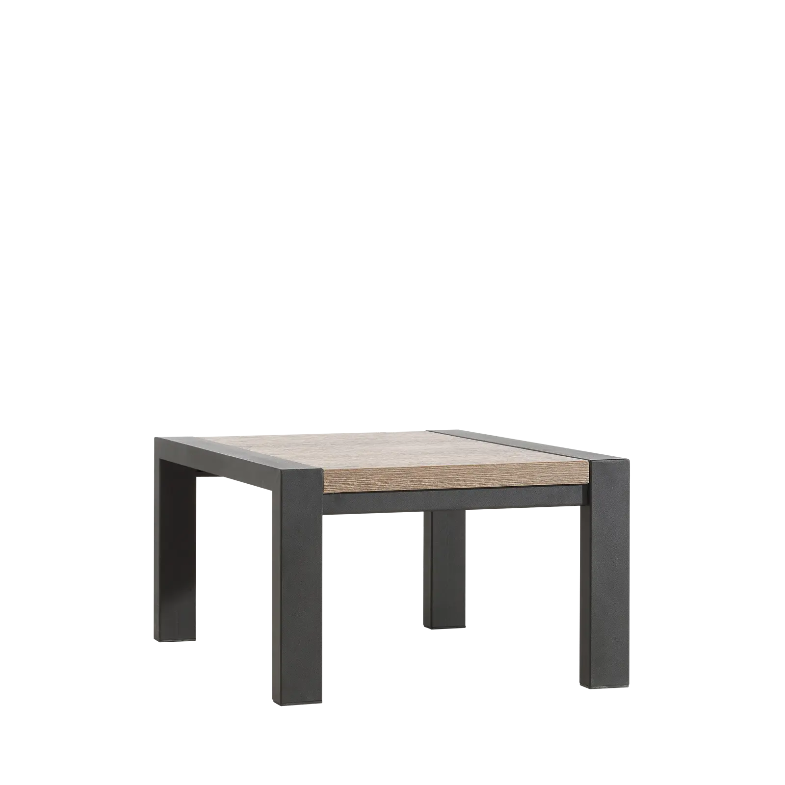 Hoektafel Wisconsin - vierkant 67x67 cm - Lamulux Mokka