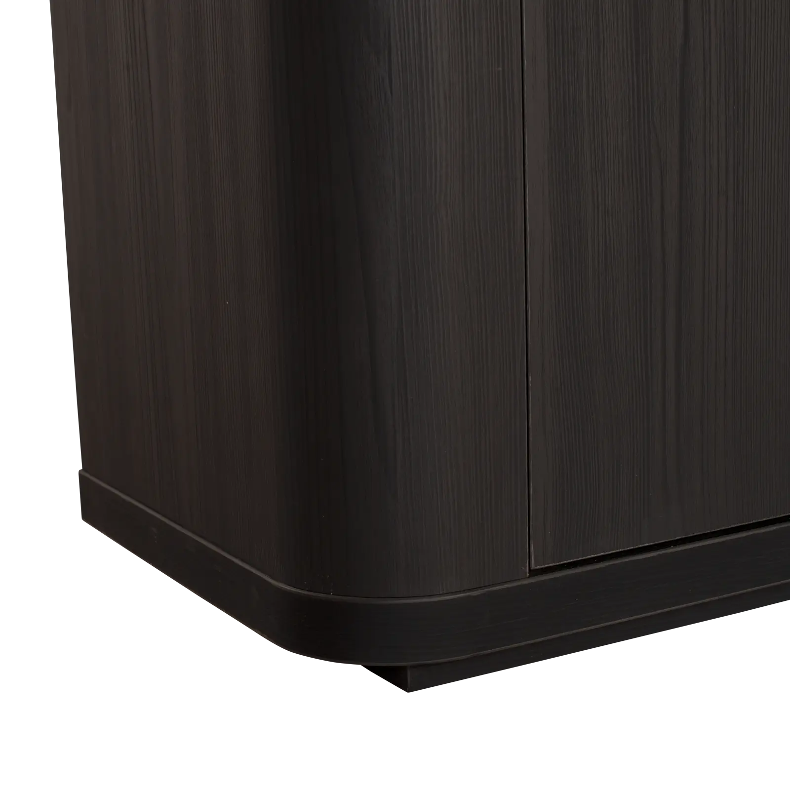 Wandkast Monaco - 100 cm - Zwart - 3 deuren, 3 vakken