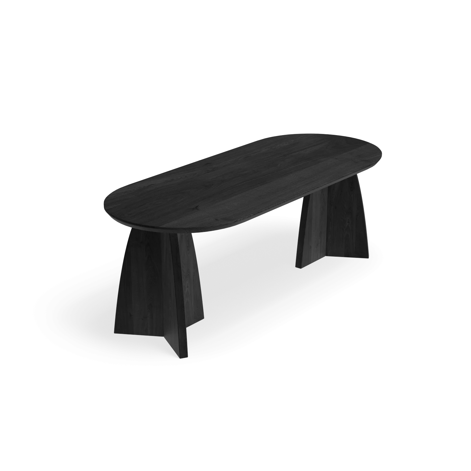 Eettafel Shiso - Halve Cirkel Black Sky (220x90cm)