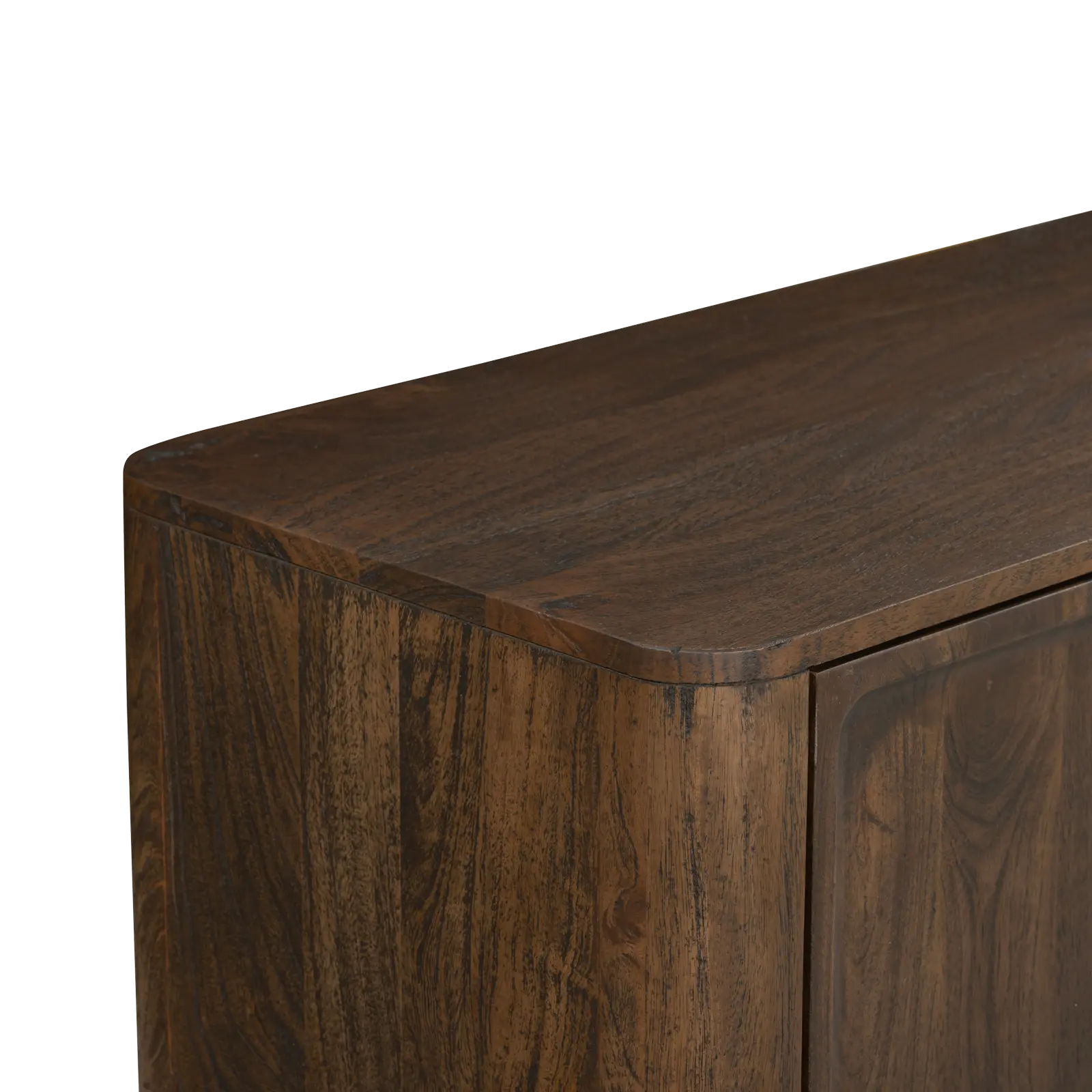 TV meubel Katara - 200 cm - Mangohout Cacao Bruin - 4 deuren