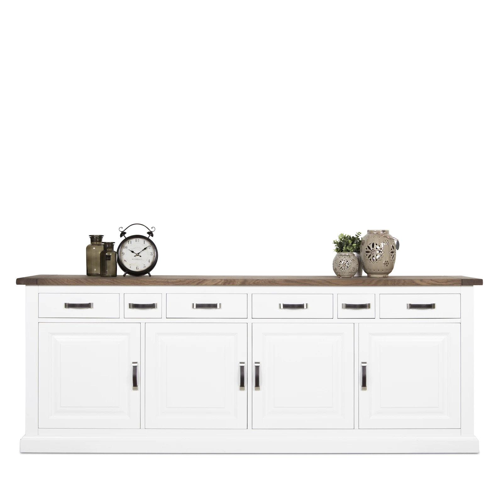 Dressoir (220cm) Silvercreek - Combi Verweerd/RAL9010