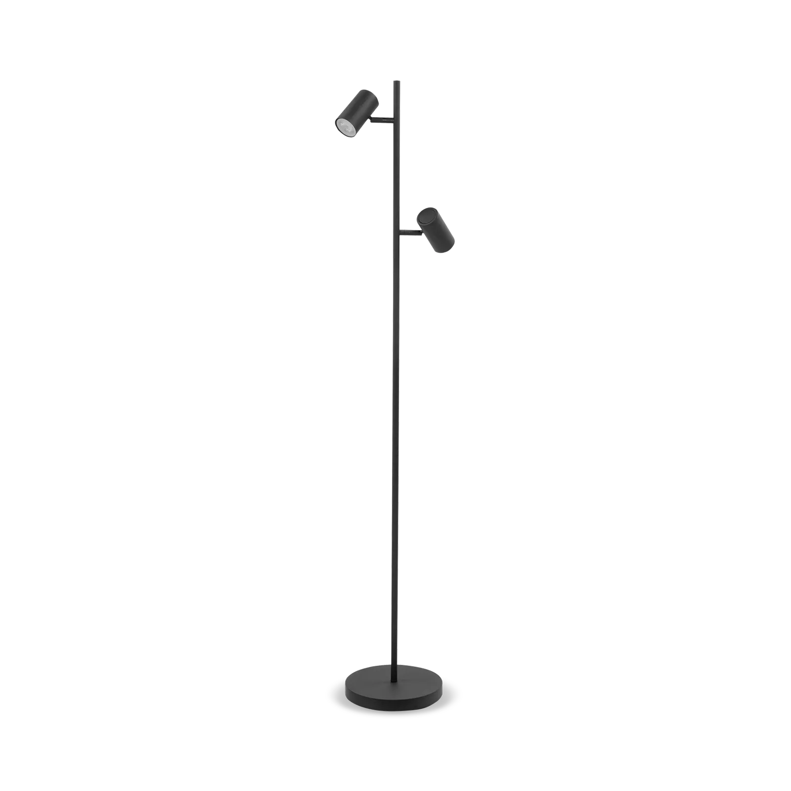 Vloerlamp (2 lichts) Burgos - Zwart