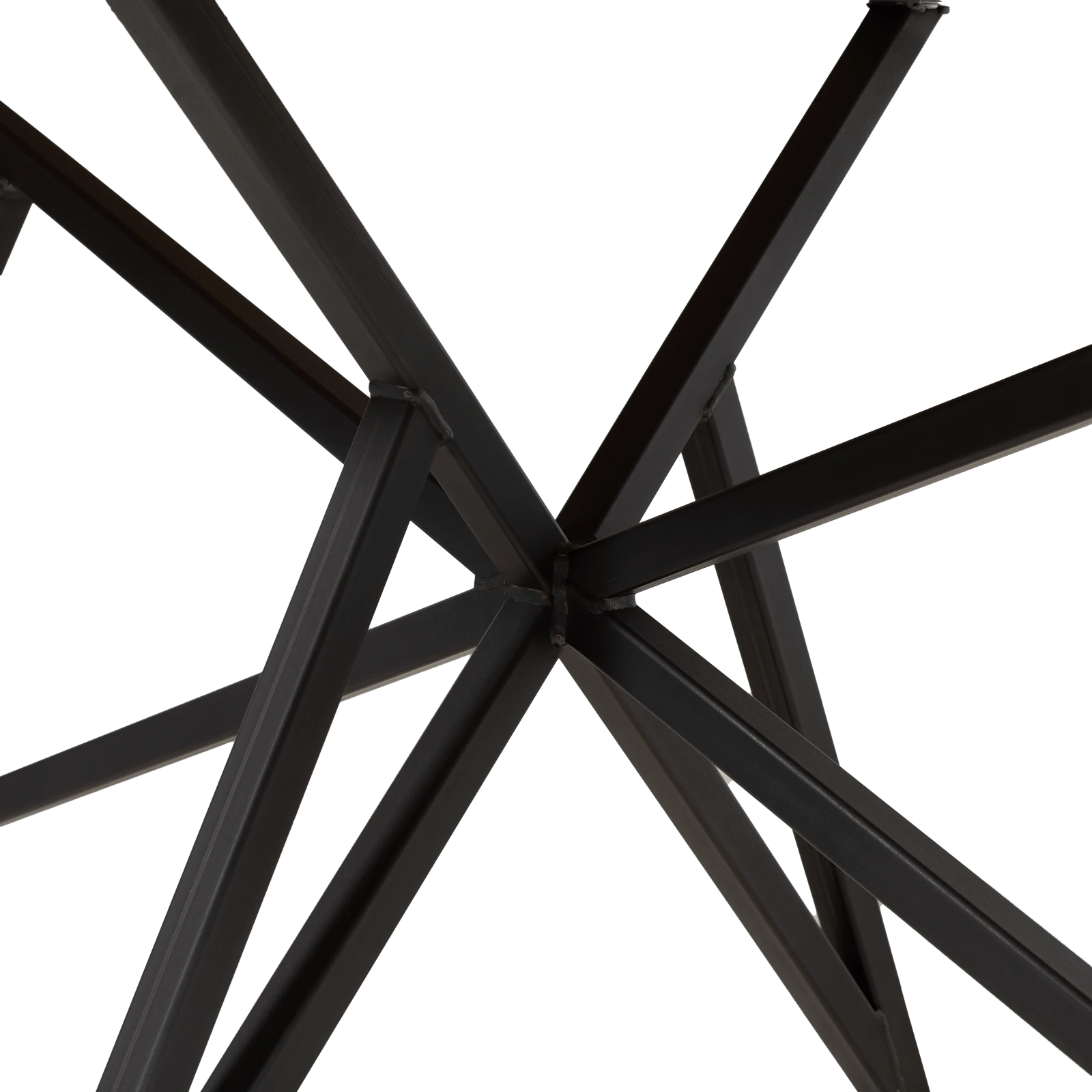 Eettafel Crosse - Halve Cirkel Eiken Nature White (220x100cm)