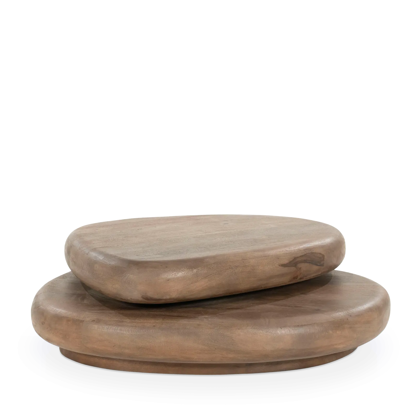 Salontafel Kabo - 100x80 cm - draaibaar - Mangohout Bruin