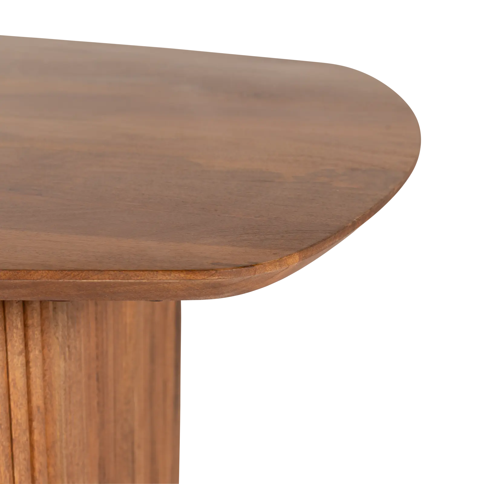 Eettafel Amare - deens ovaal 180x100 cm - Mangohout Lichtbruin