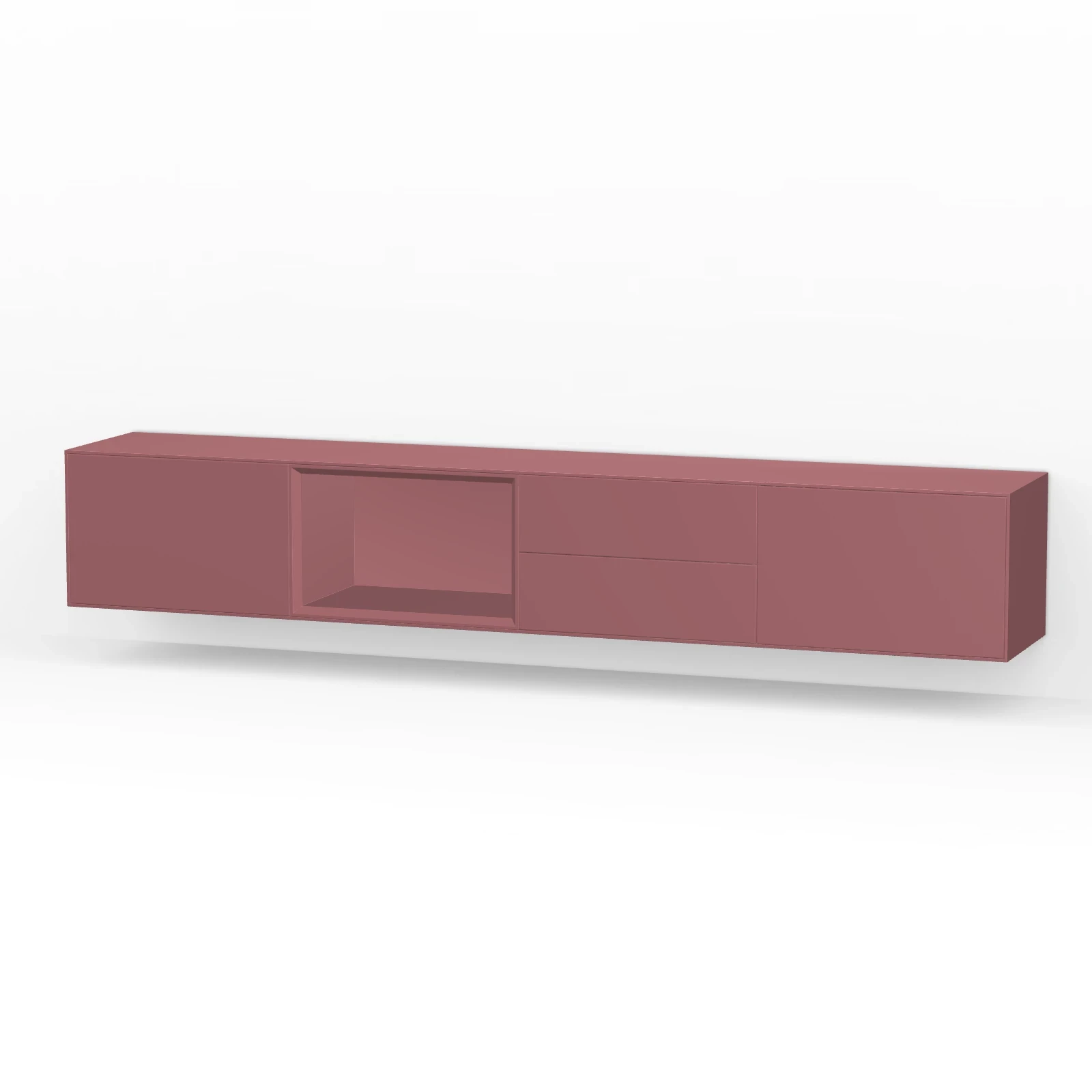 TV Meubel Hermosa Pink 240cm Zwevend